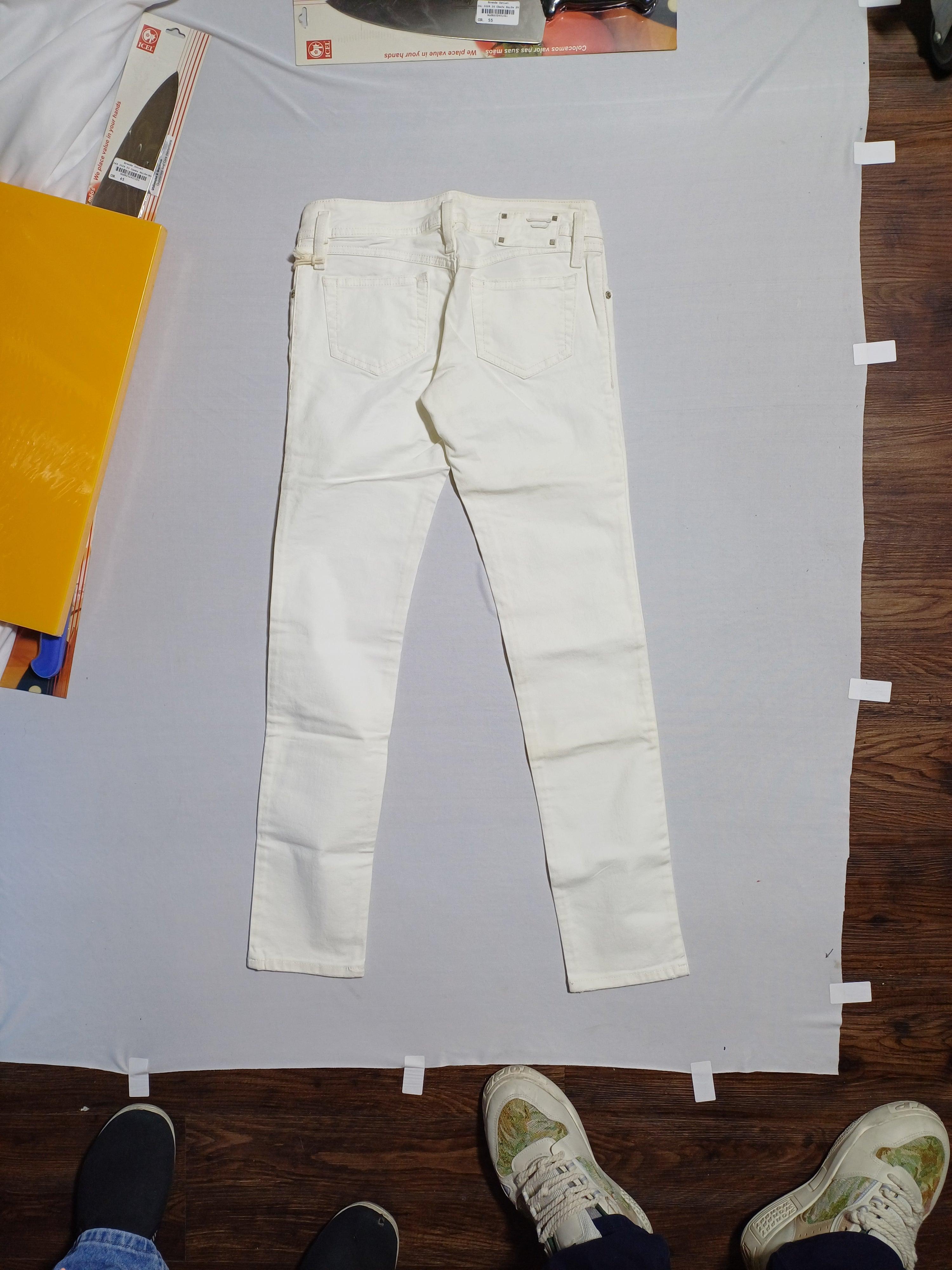 بنطلون جينز ديزل أبيض للبنات مقاس 12 سنة OOJA48-OOYVI-K100