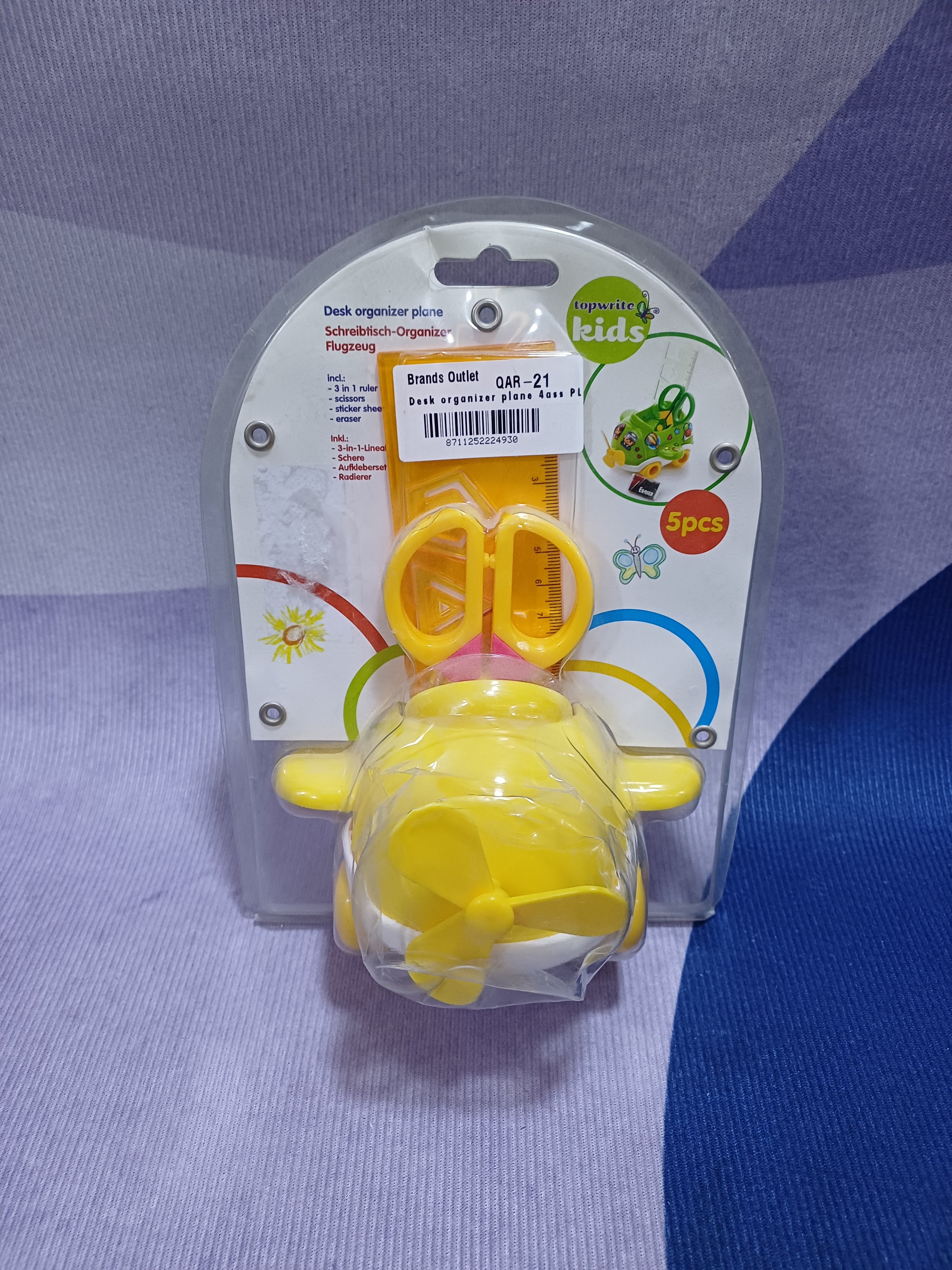 Desk organizer plane 4ass PL