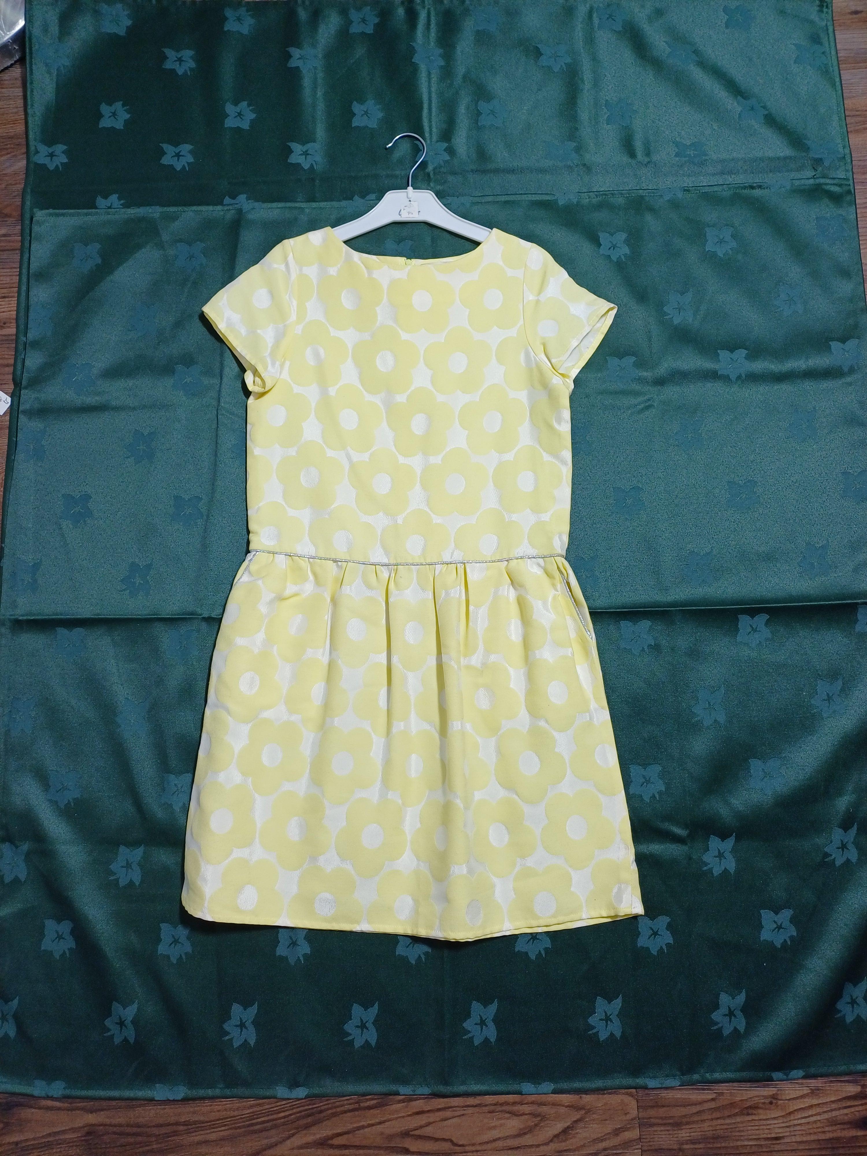 MARY MOZALY YELLOW-10Y GIRLS DRESS MM0001