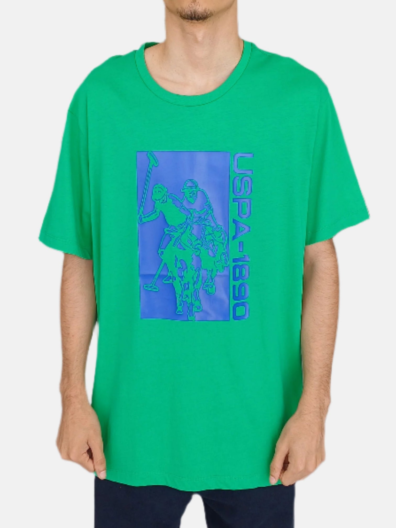 U.S. Polo Assn. Round Neck T-Shirts Green 22