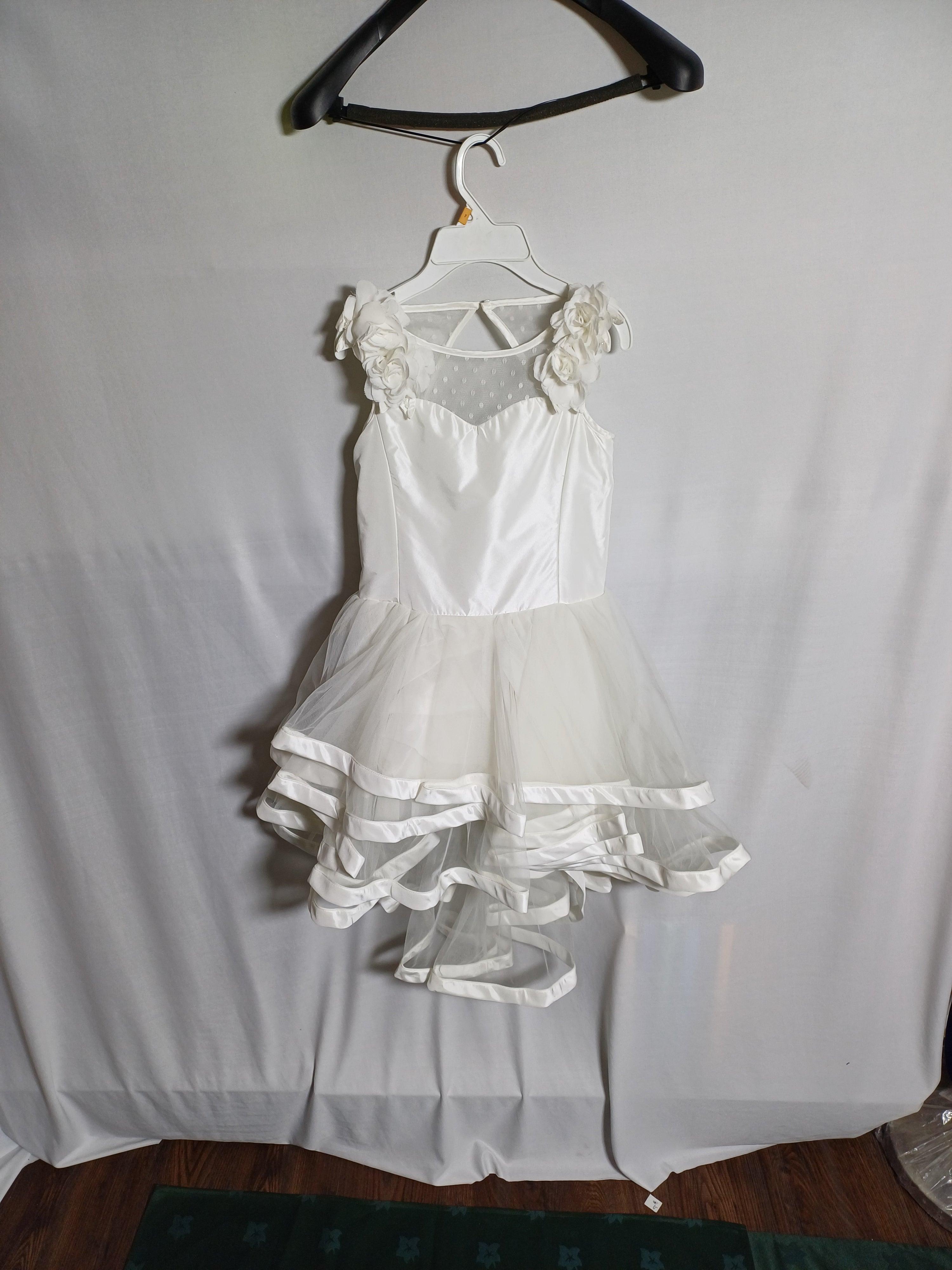 فستان فتاة صغيرة باللون الأبيض مقاس 36/10A 2012656 P2012533