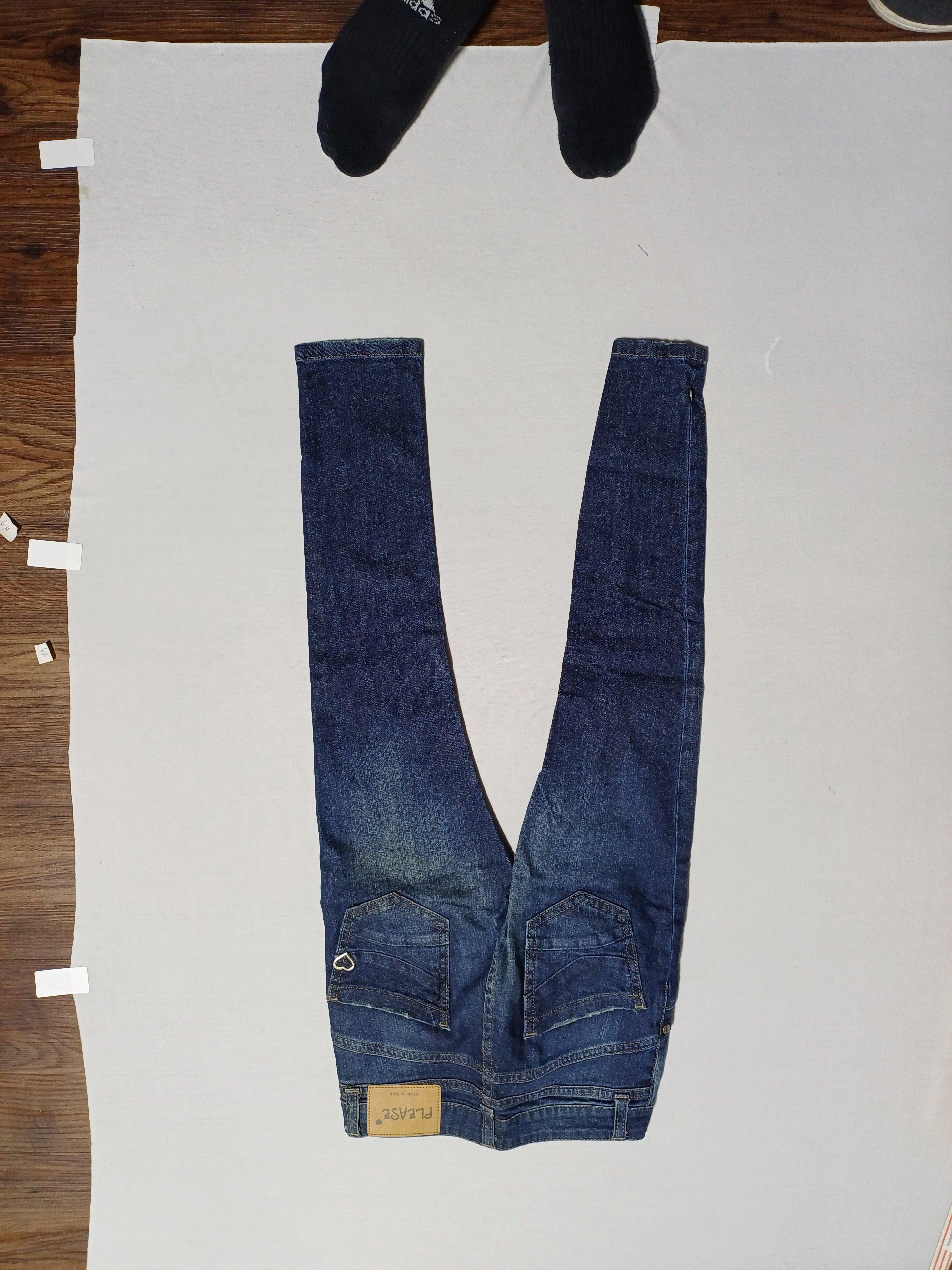 PLEASE BLUE-XS GIRL JEANS 01049