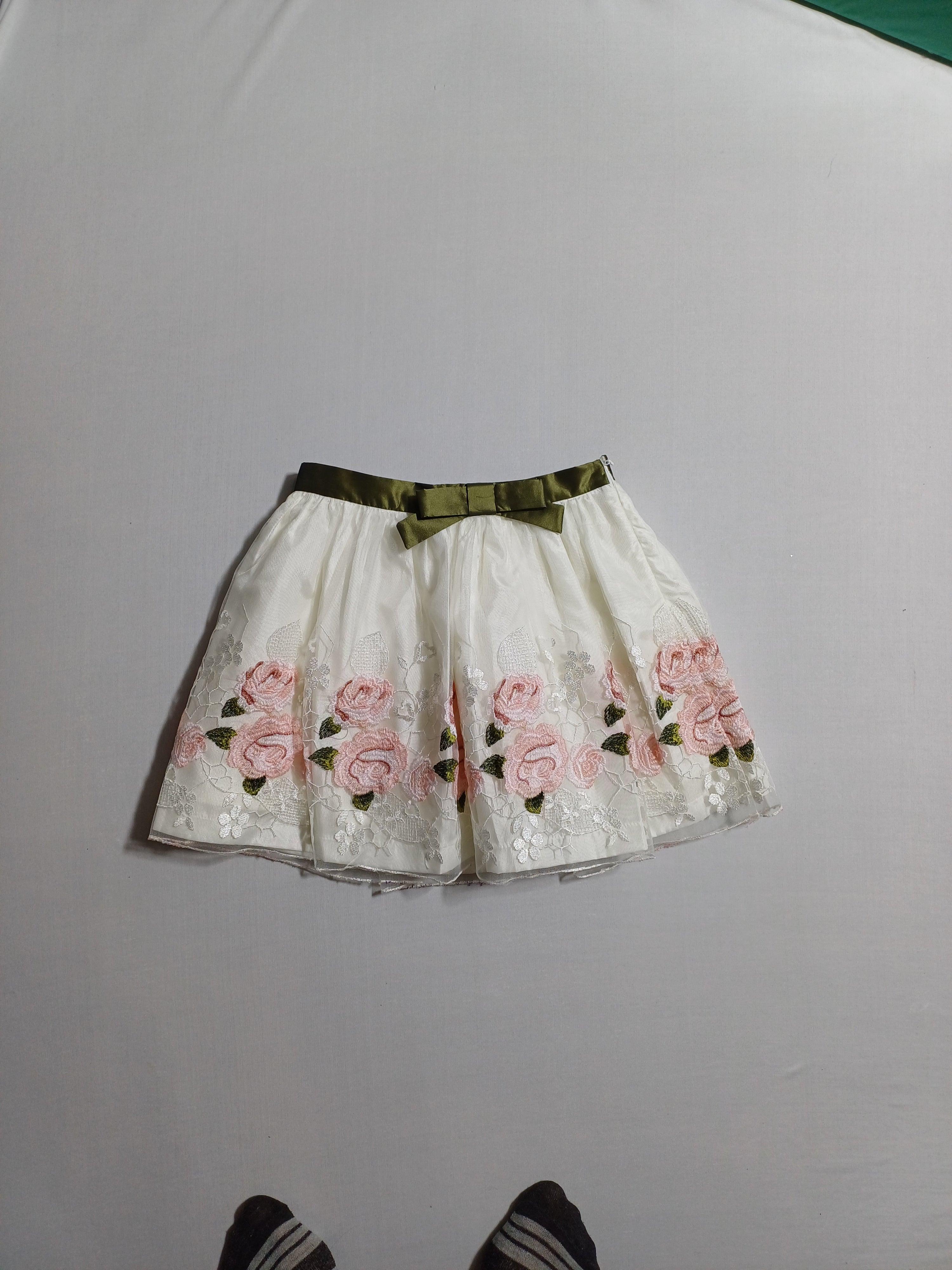 GOOSE WHITE-7-8Y G16Y30608 Girl SKIRT