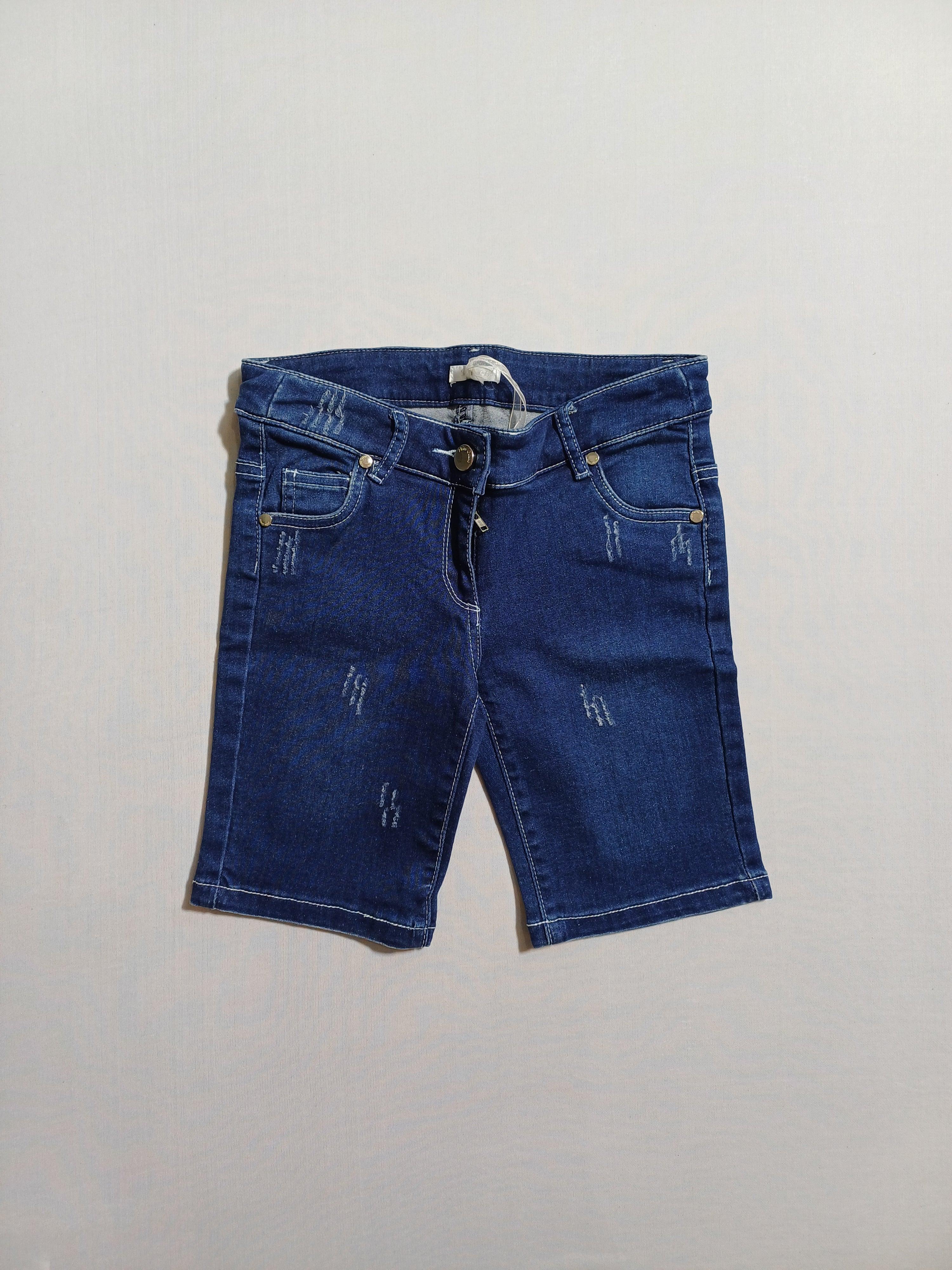 MISS GRANT BLUE-9-10Y GIRL JEAN SHORT 22358880