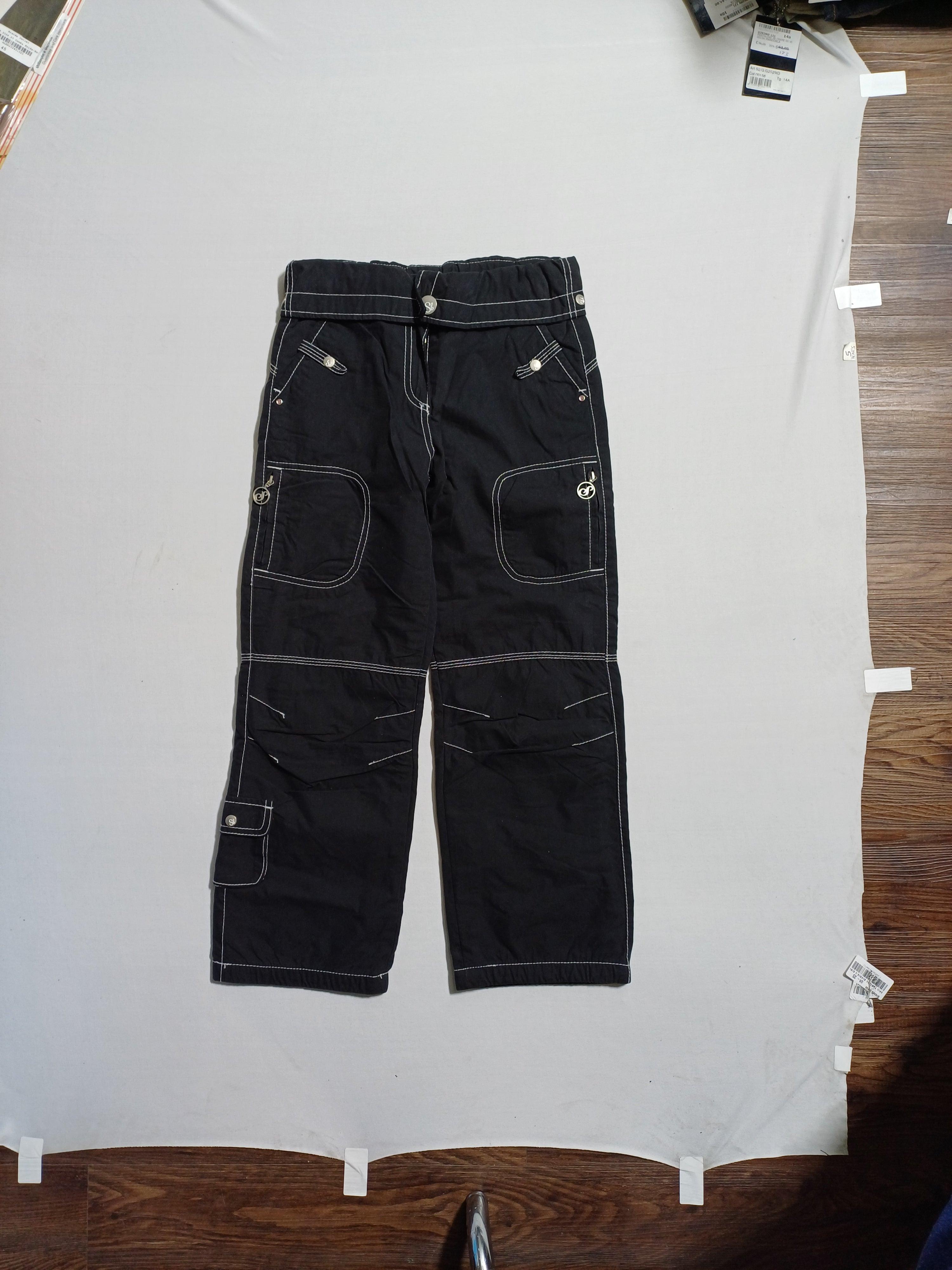 SARABANDA BLACK-7Y GIRL TROUSER 02825