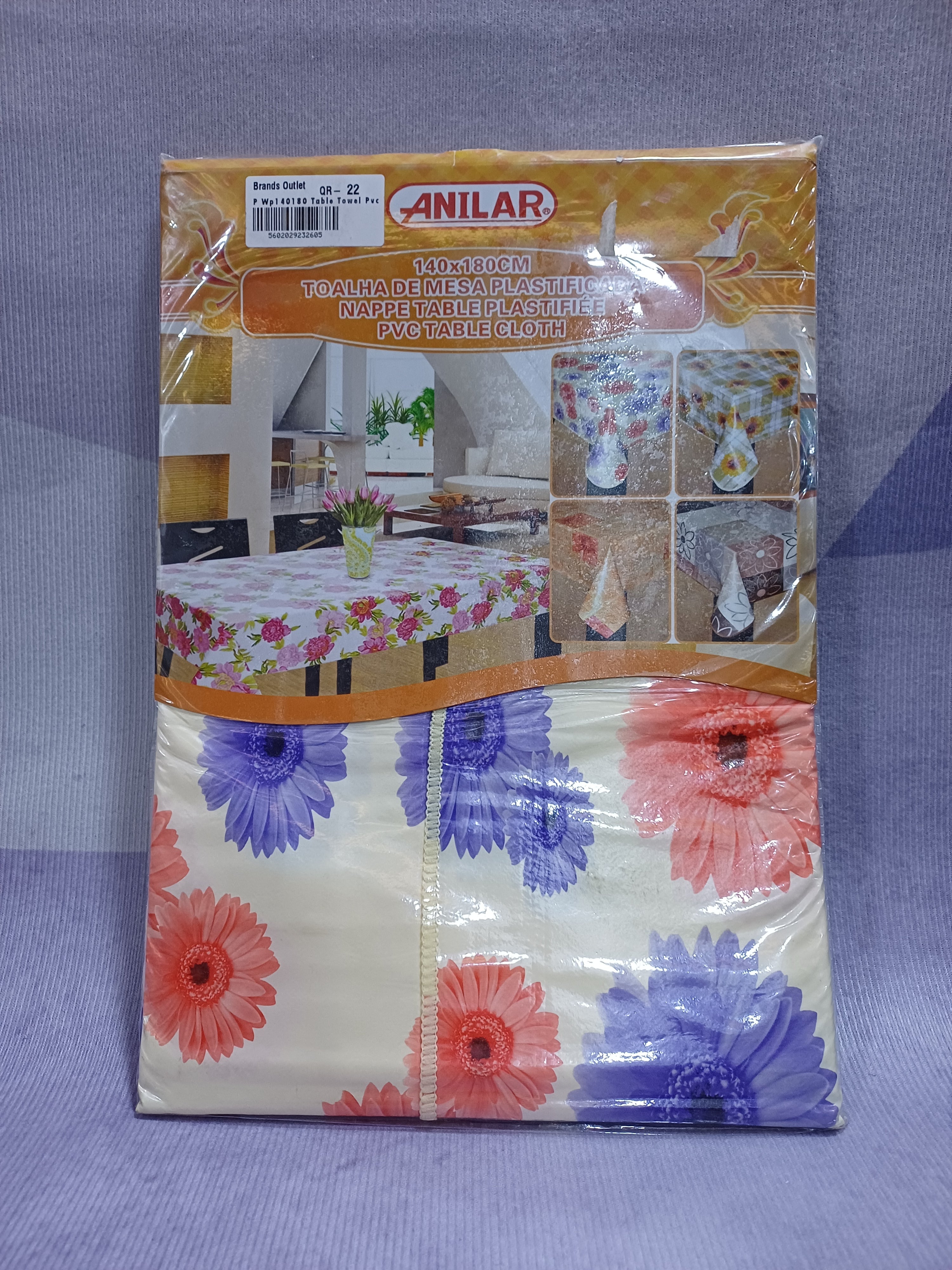 P Wp140180 Table Towel Pvc 140X180Cm