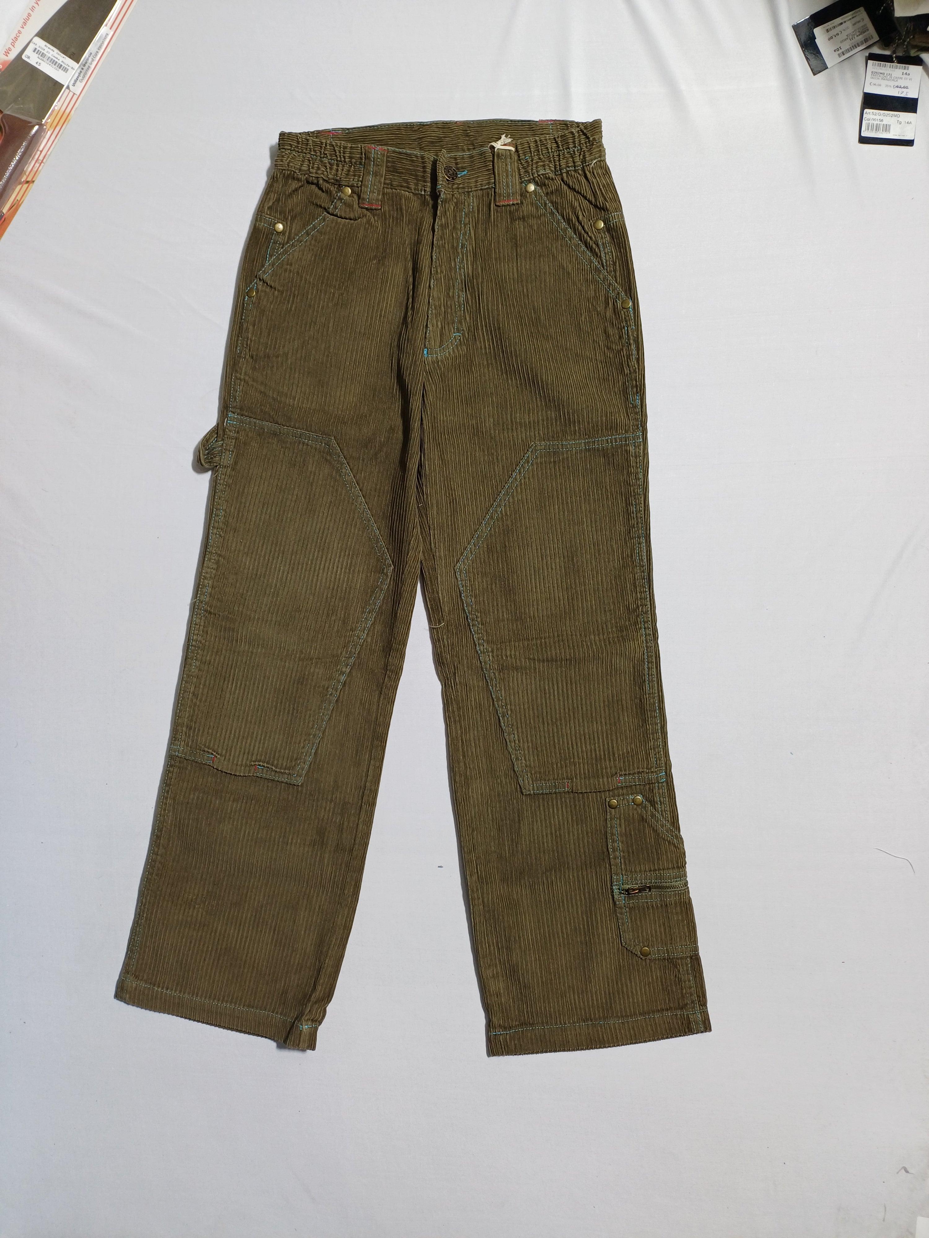 بنطلون MEK BROWN-10Y من قماش مخملي للأولاد 53TBH218