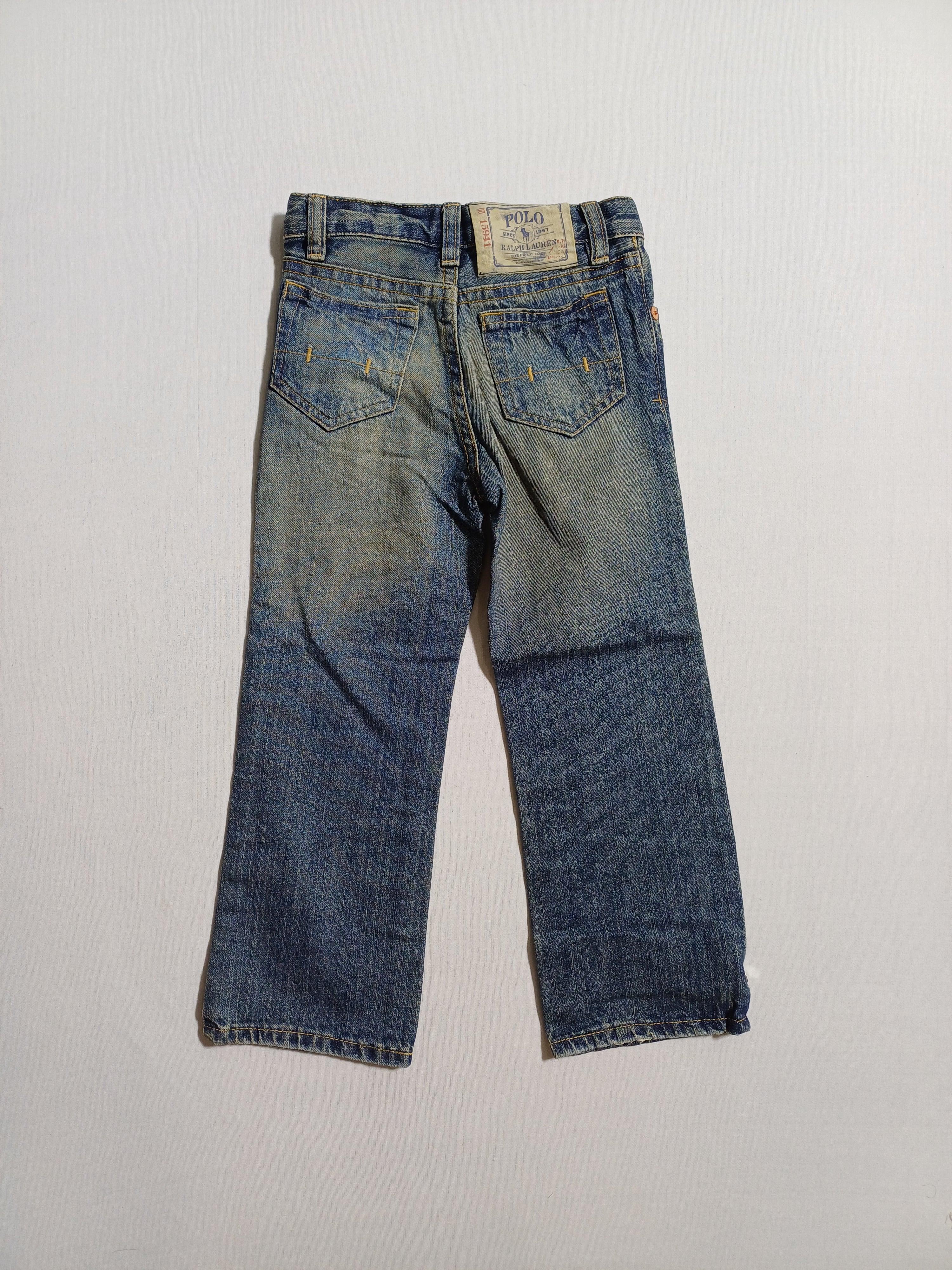 بنطلون جينز رالف لورين بلو للأولاد مقاس 4T