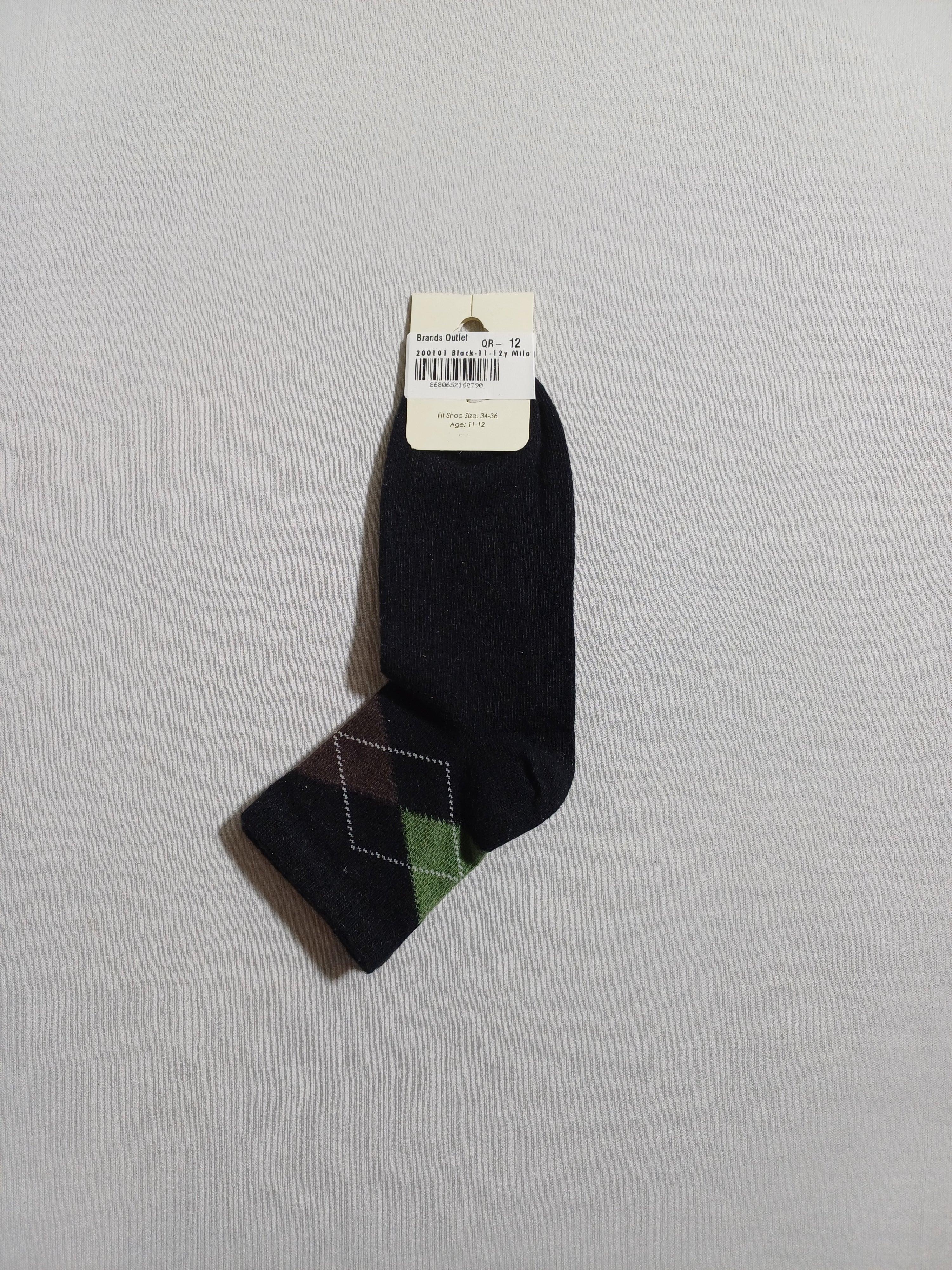 200101 Black Mila Ekose socks