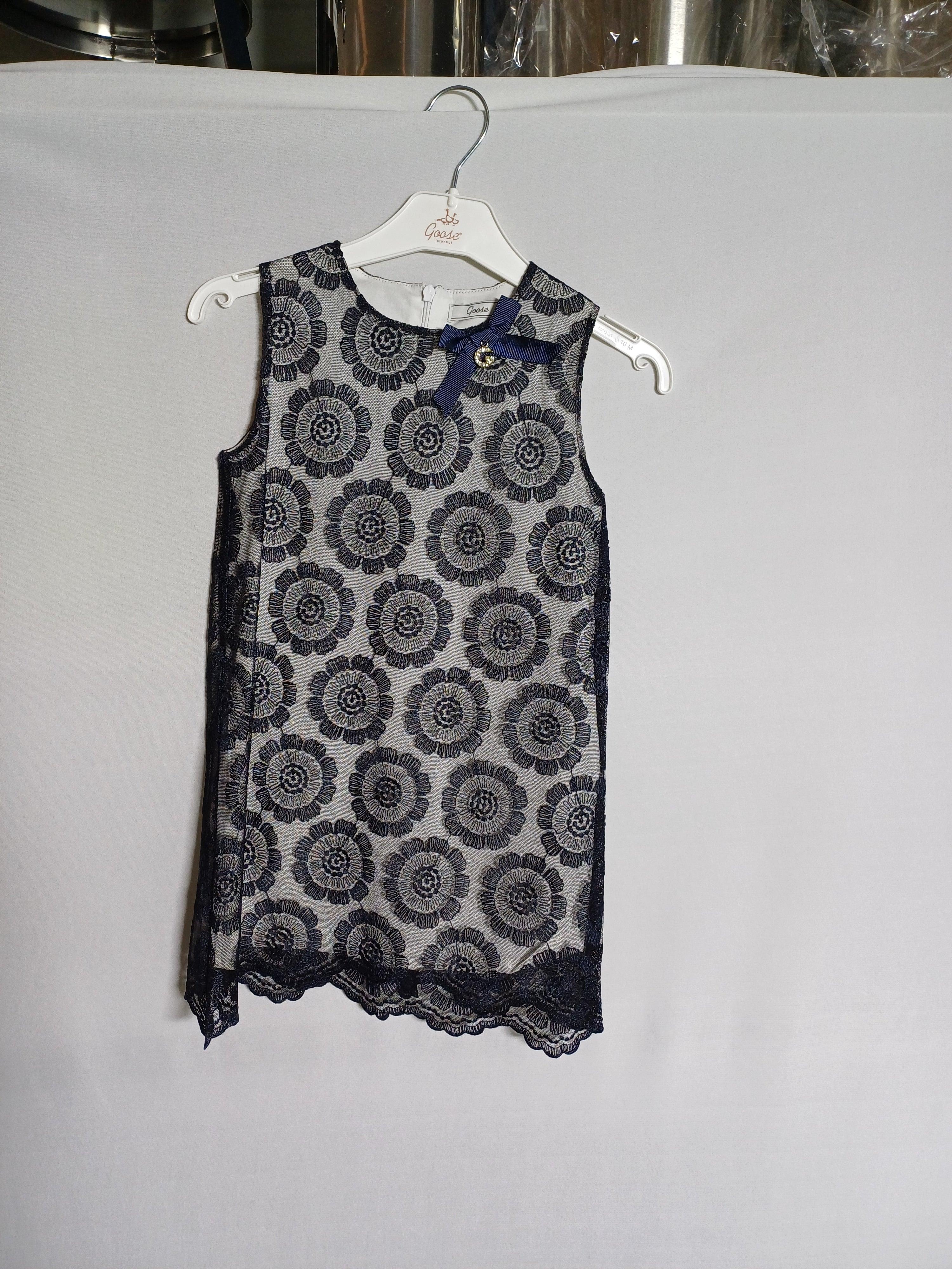 G15Y60365 BLACK-3/4Y GIRL DRESS