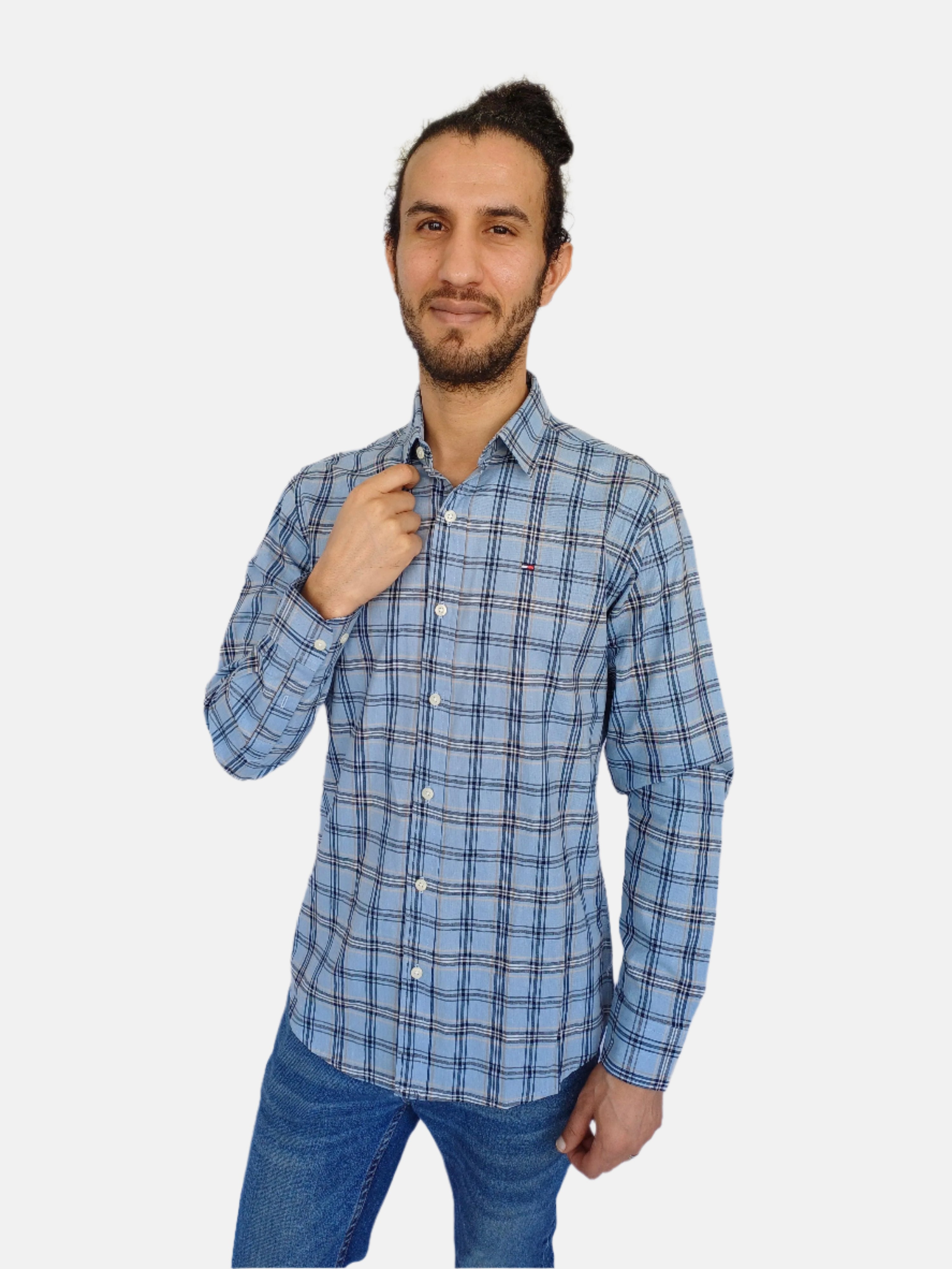 Blue check Tommy Hilfiger Men Shirt
