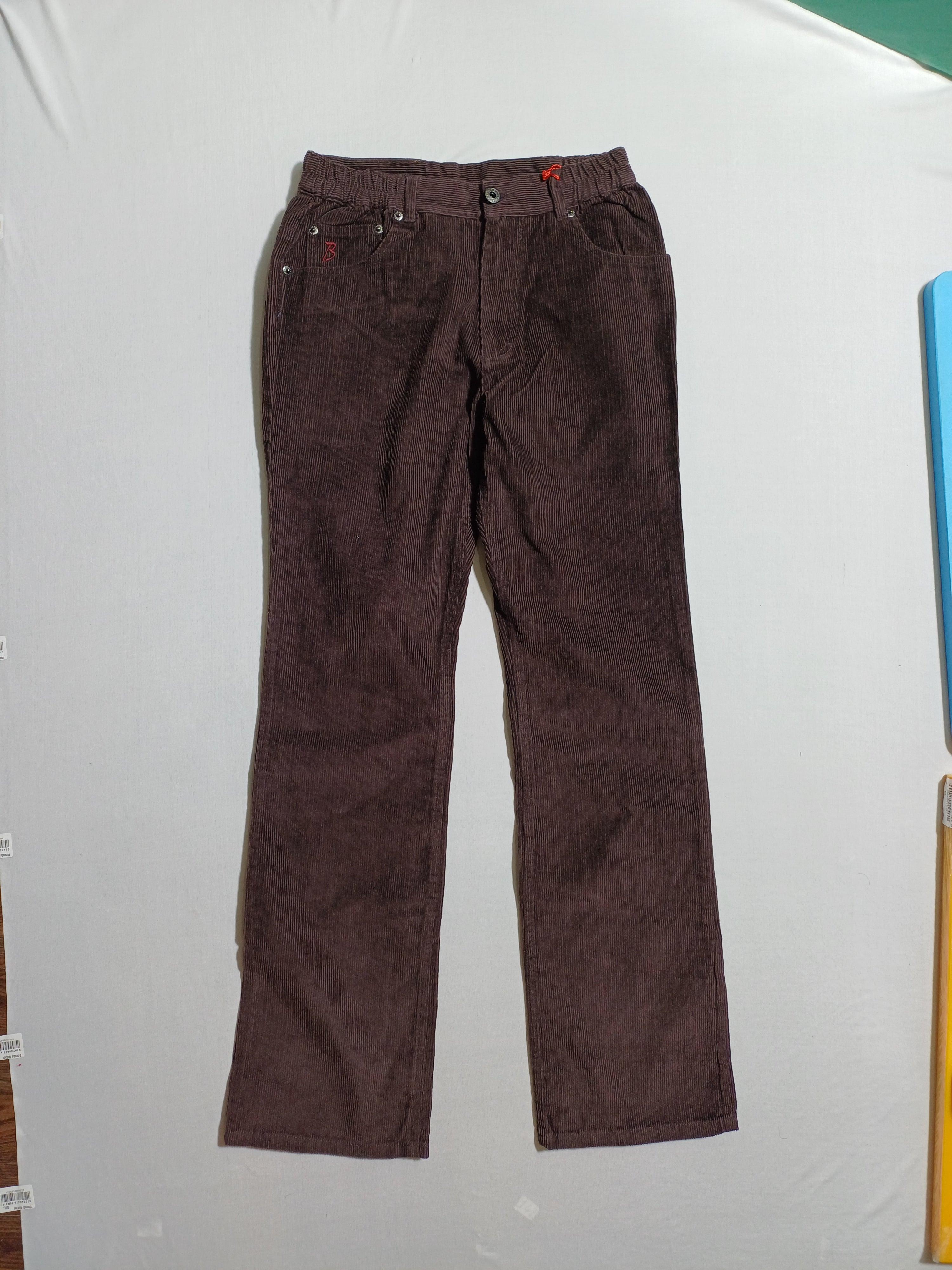 BRUMS BROWN-XL BOY CORDUROY PANT 073BHBH002