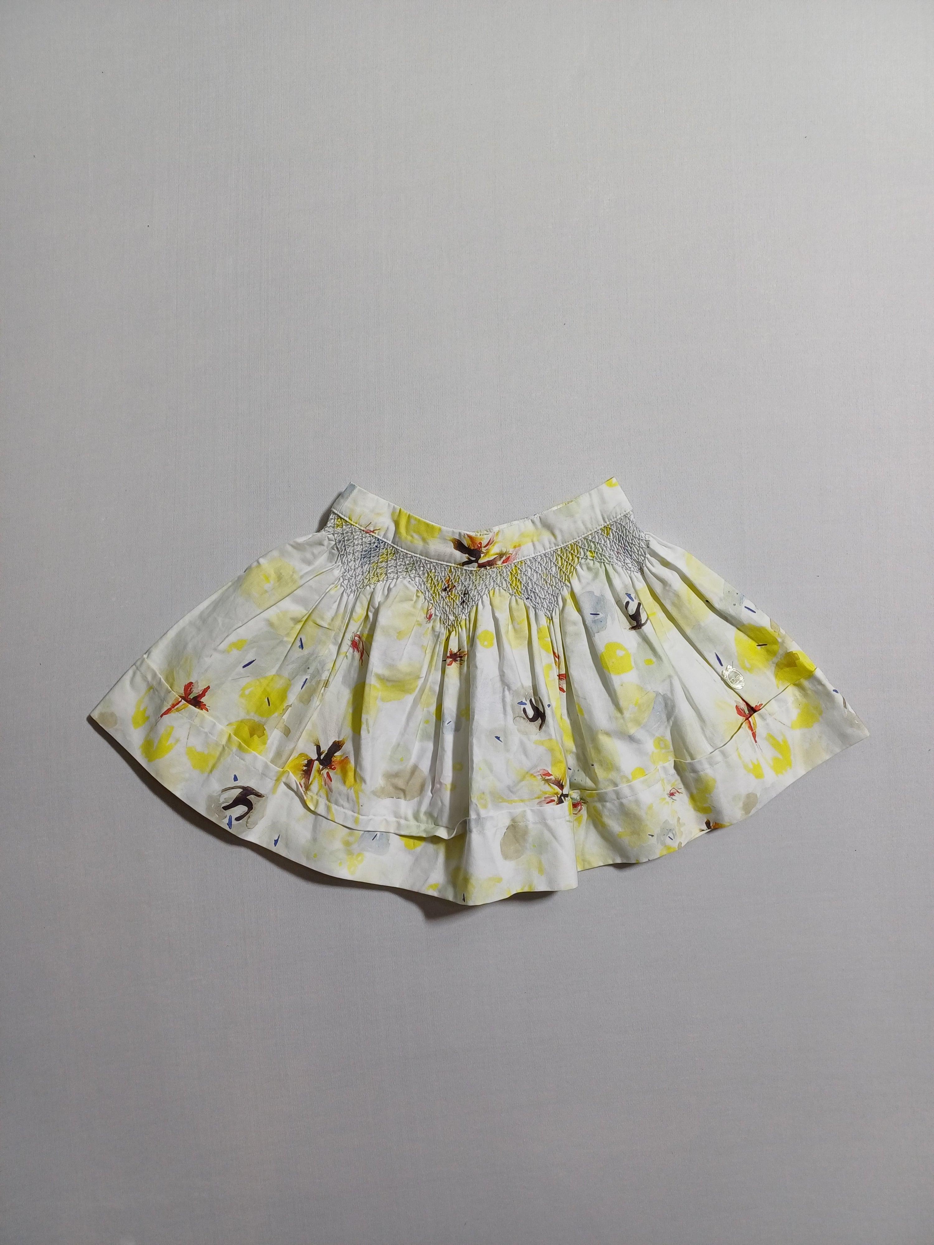CHRISTIAN DIOR WHTYELO-4A GIRL SKIRT M1EDJUP1