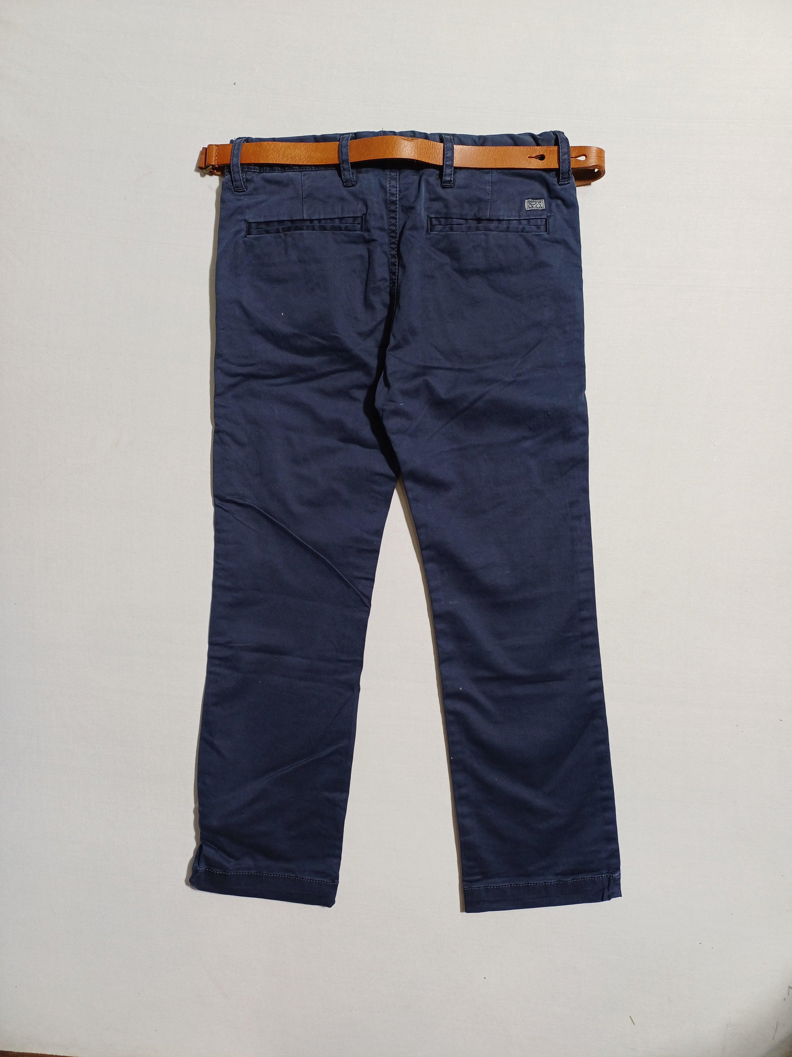 SCOTCH SHRUNK NAVY-6/116CM BOYS TROUSER 1241-12.80504