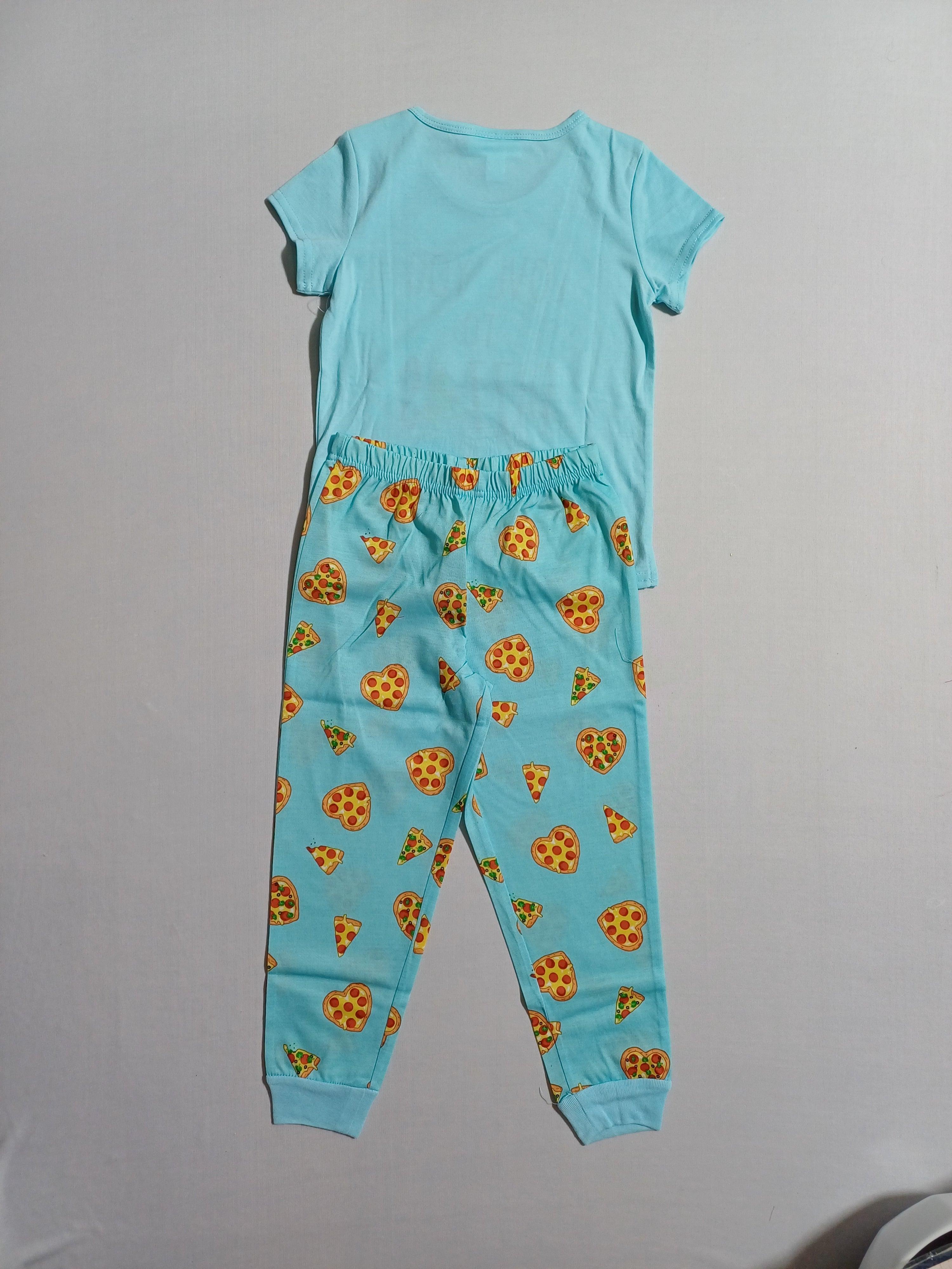 FAMILY PJS BLUE  K17481 GIRL 2PCS SET