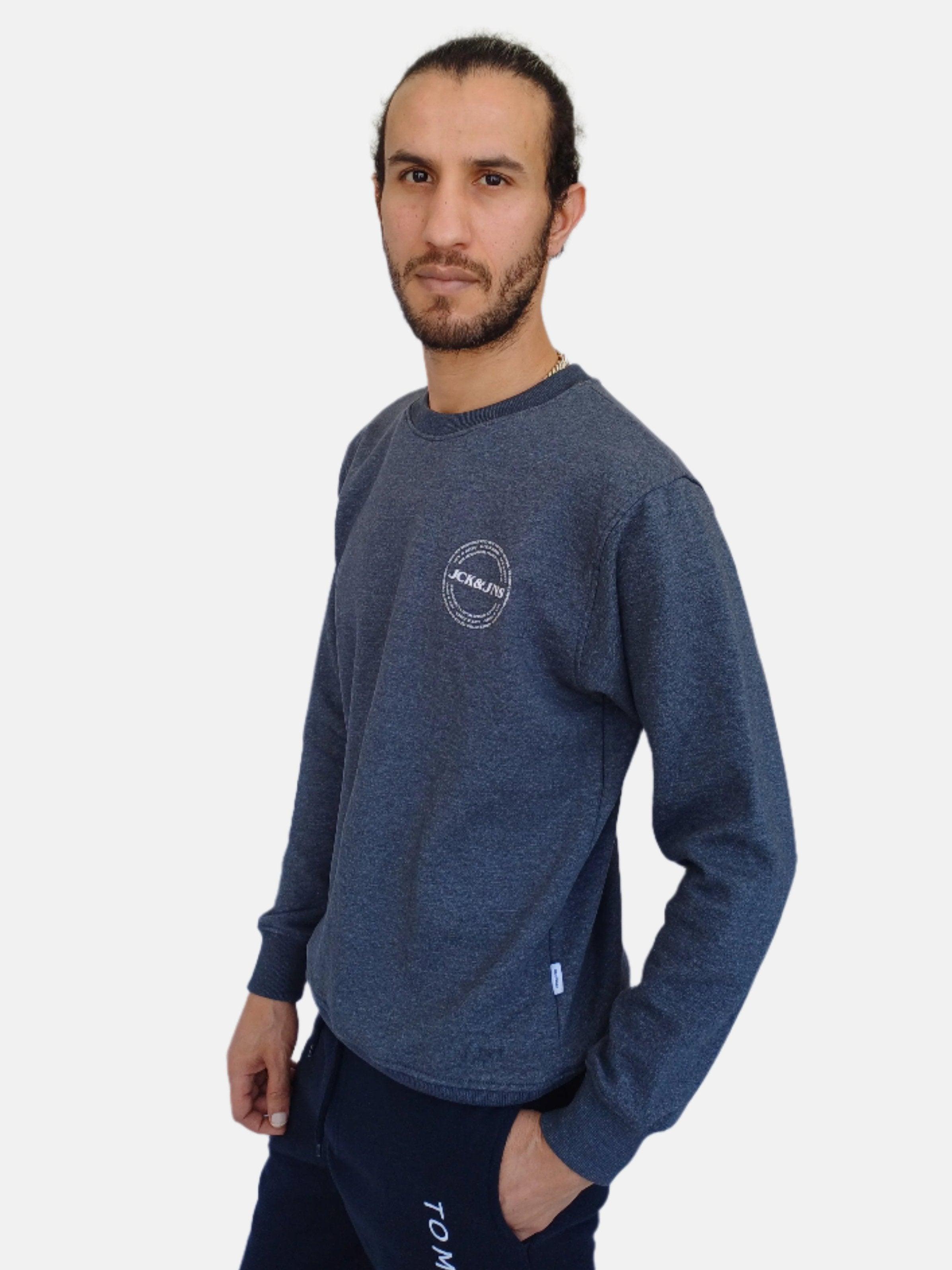 Charcoal Jack & jones Crew Neck Sweatshirt