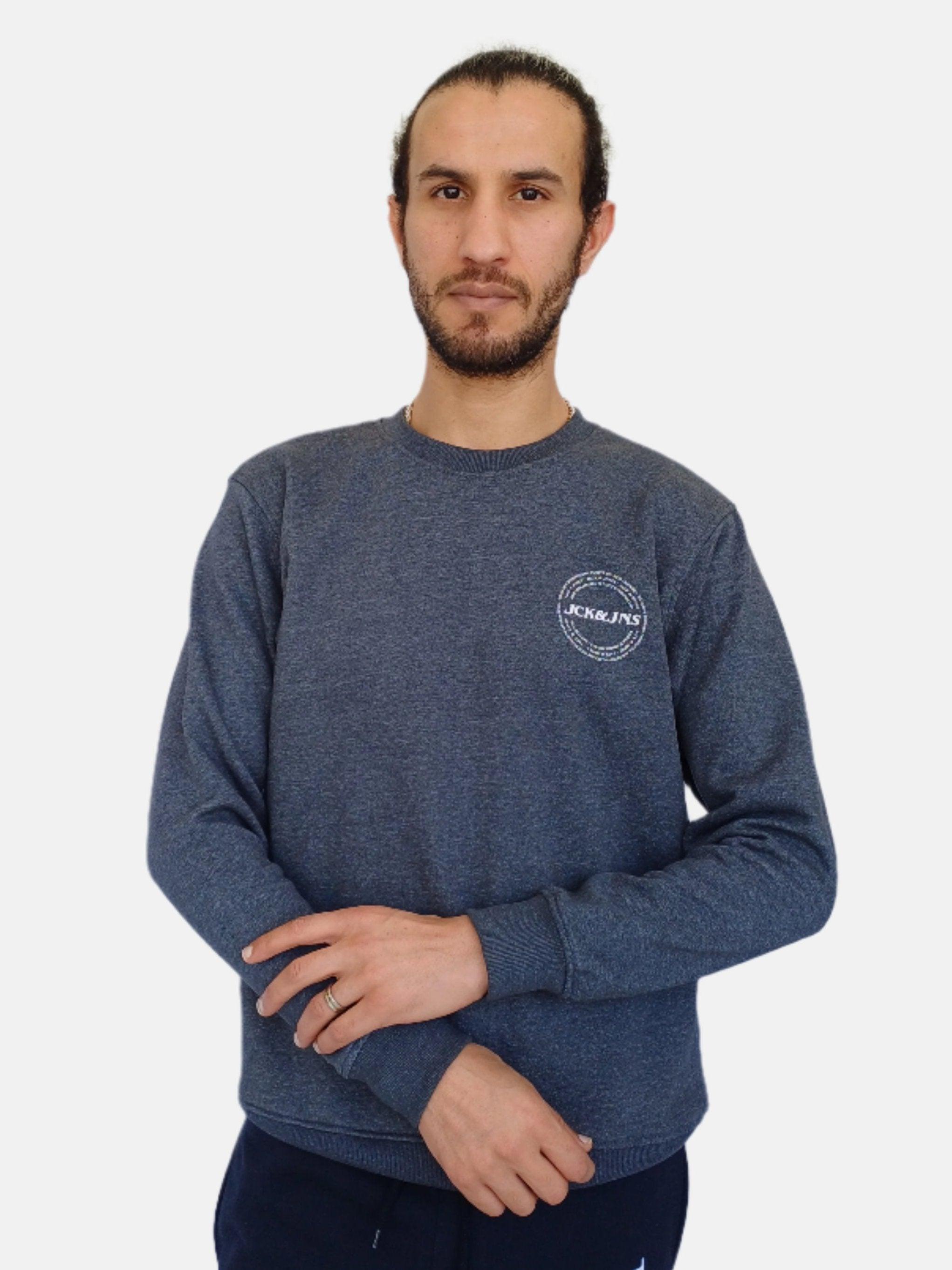 Charcoal Jack & jones Crew Neck Sweatshirt