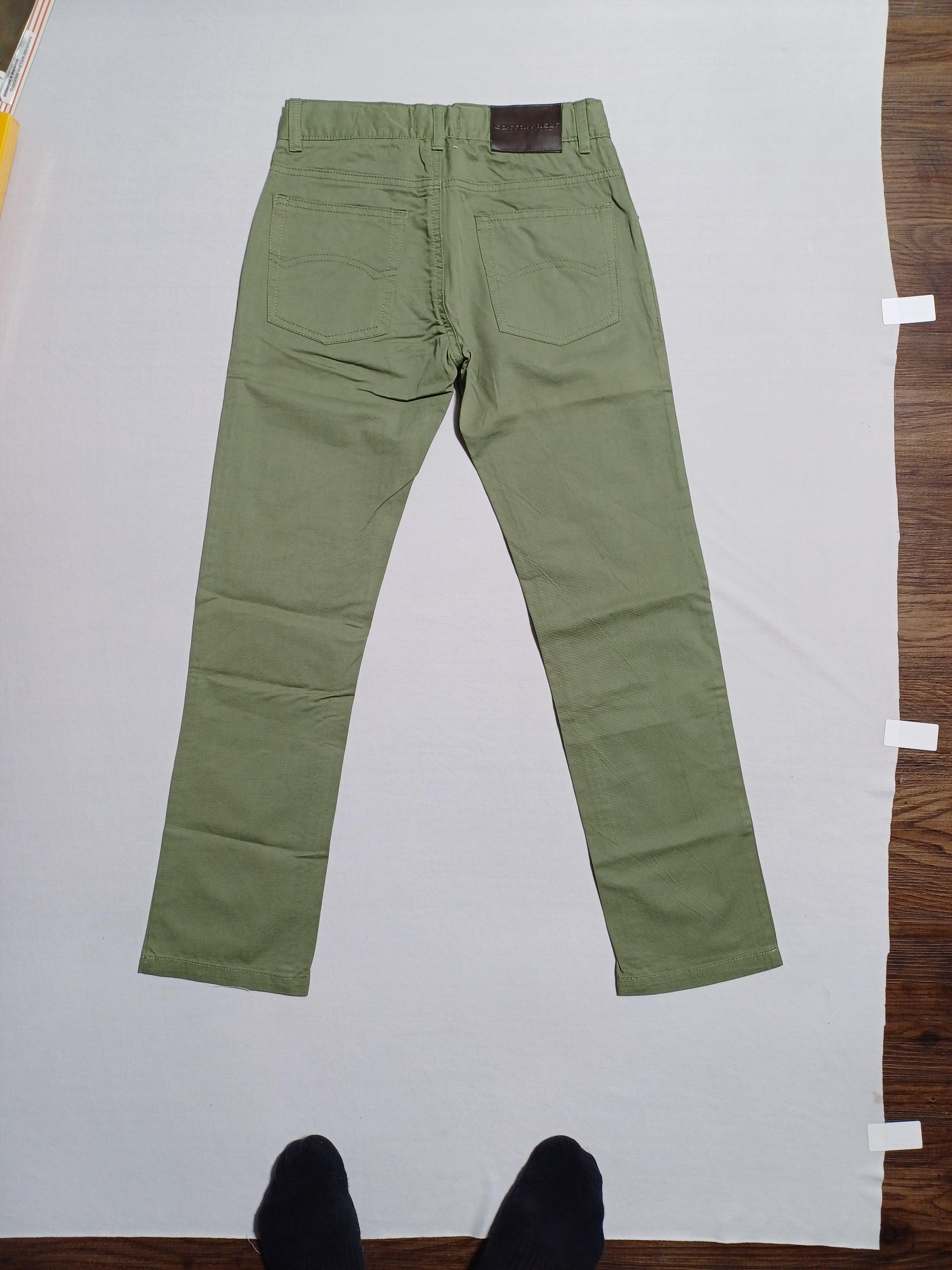 بنطلون أخضر بحزام قطني للأولاد 501100