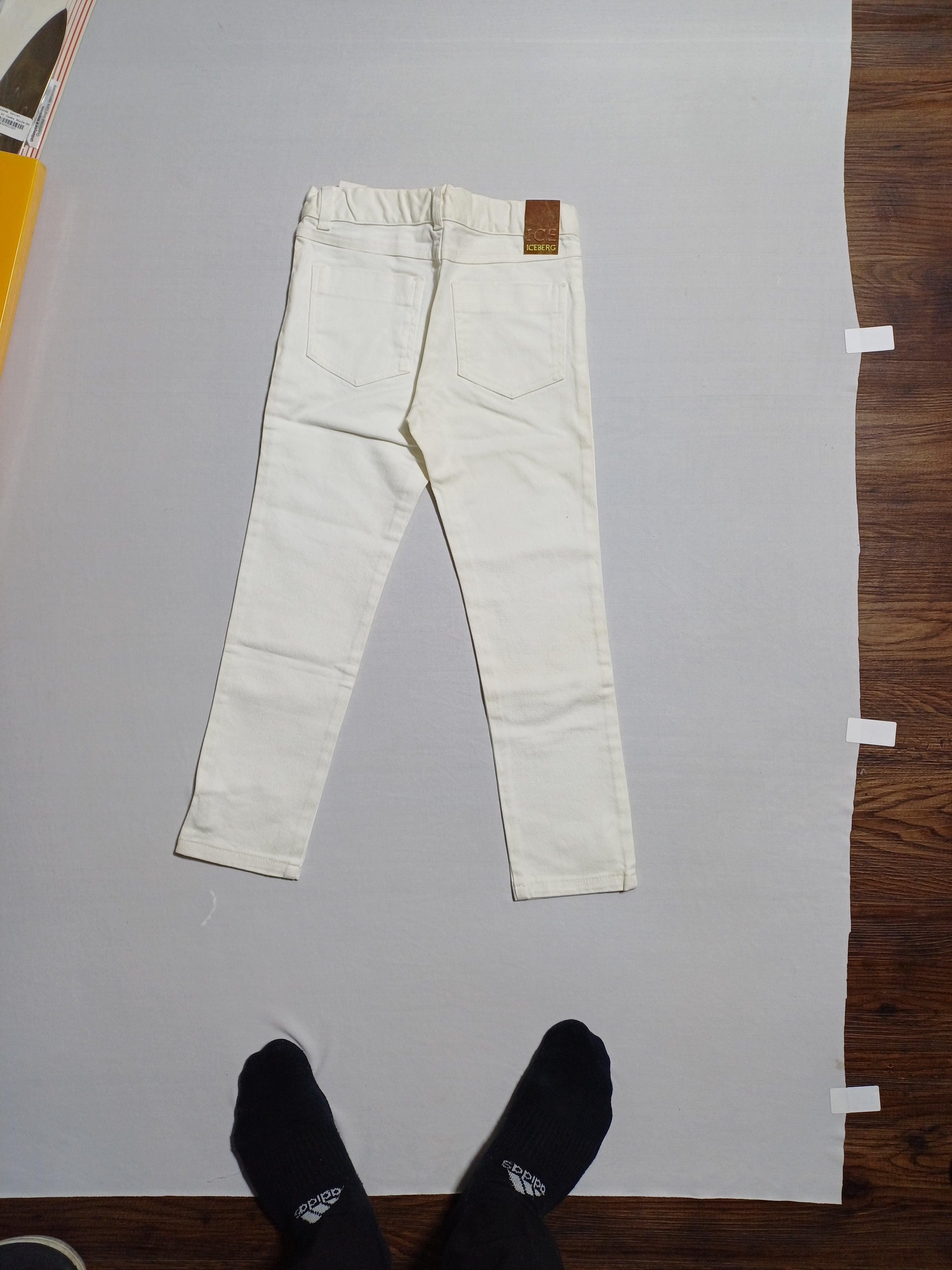 ICEBERG WHITE-6A KIDS JEANS 32WPL01 52612