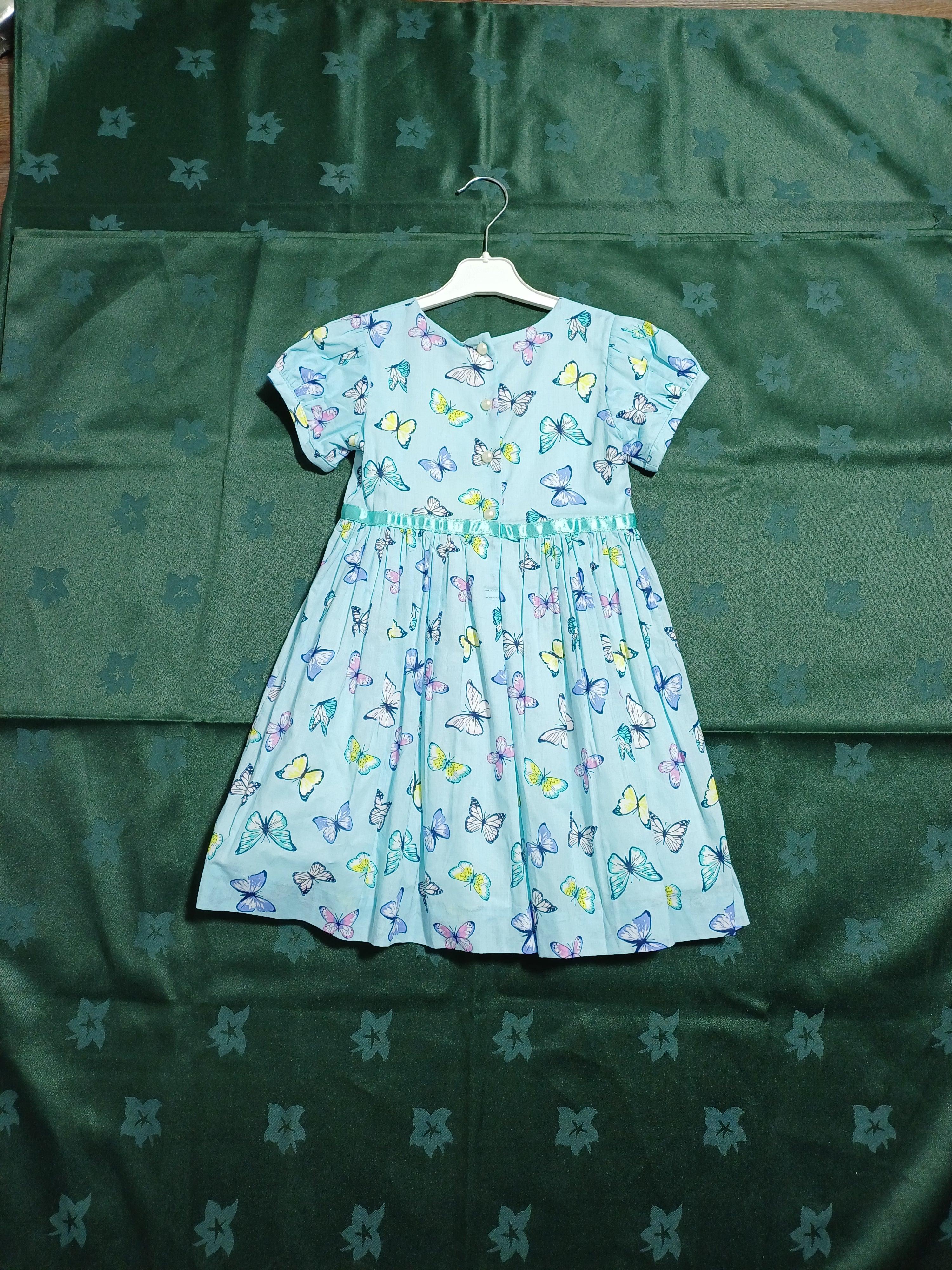 RACHEL RILEY BLUE-4Y RR0101 GIRLS DRESS