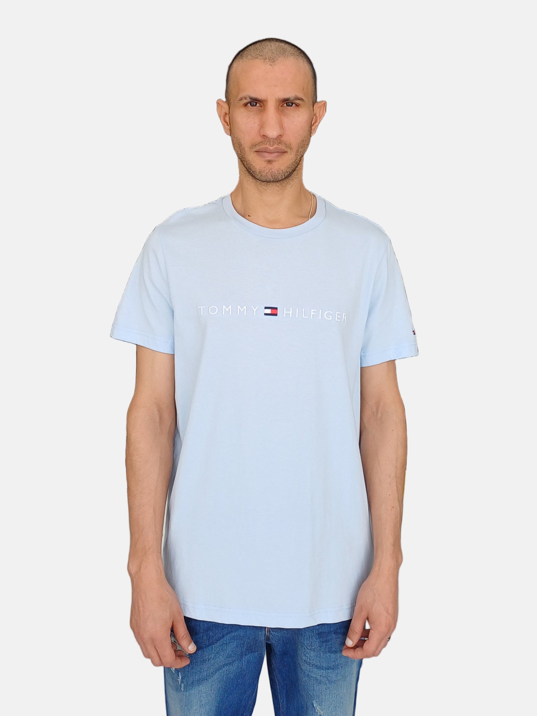 Tommy Hilfiger T-Shirt Round Neck Sky 50900