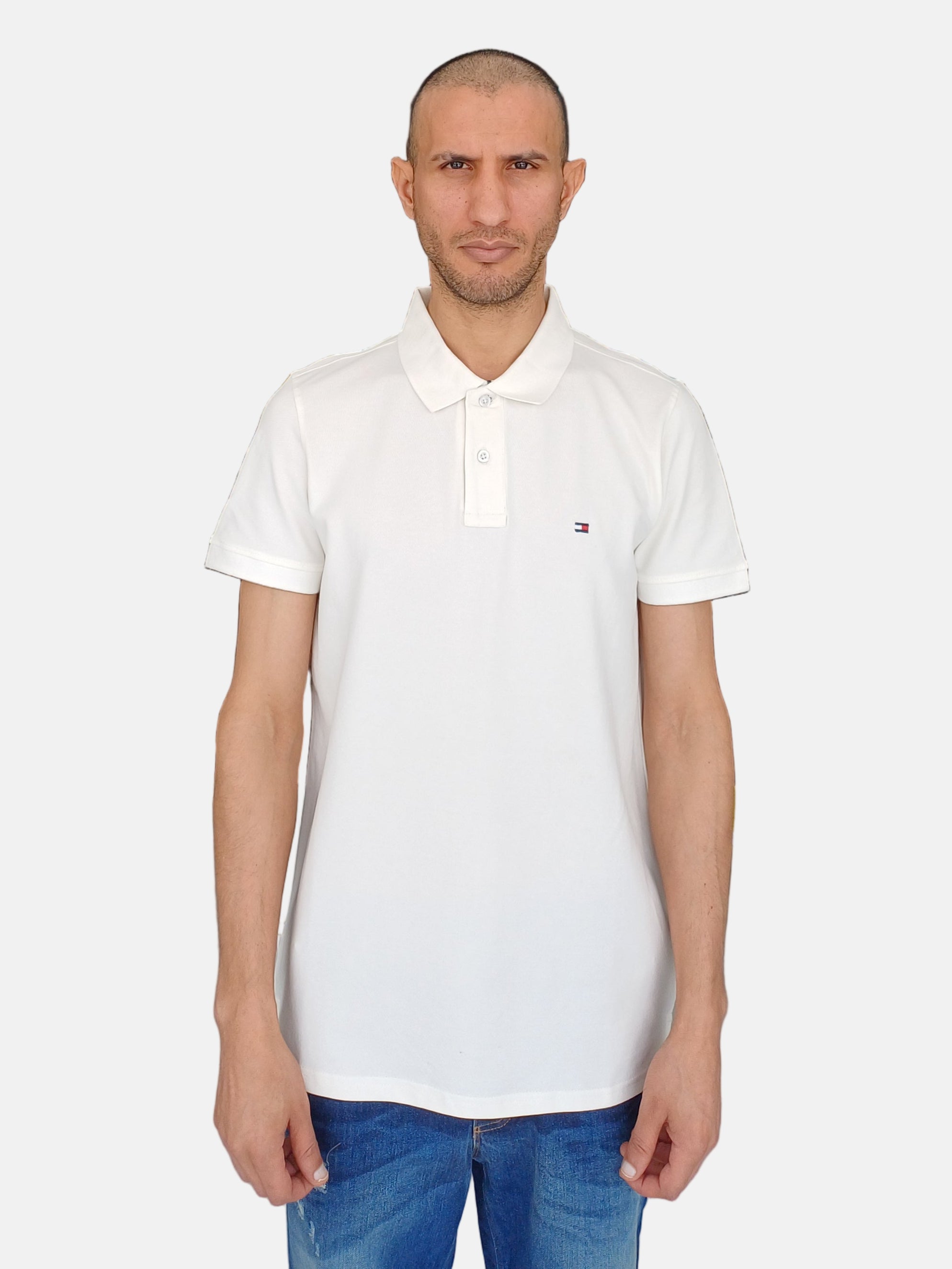 Tommy Hilfiger Men Polo T-Shirt White M197020012