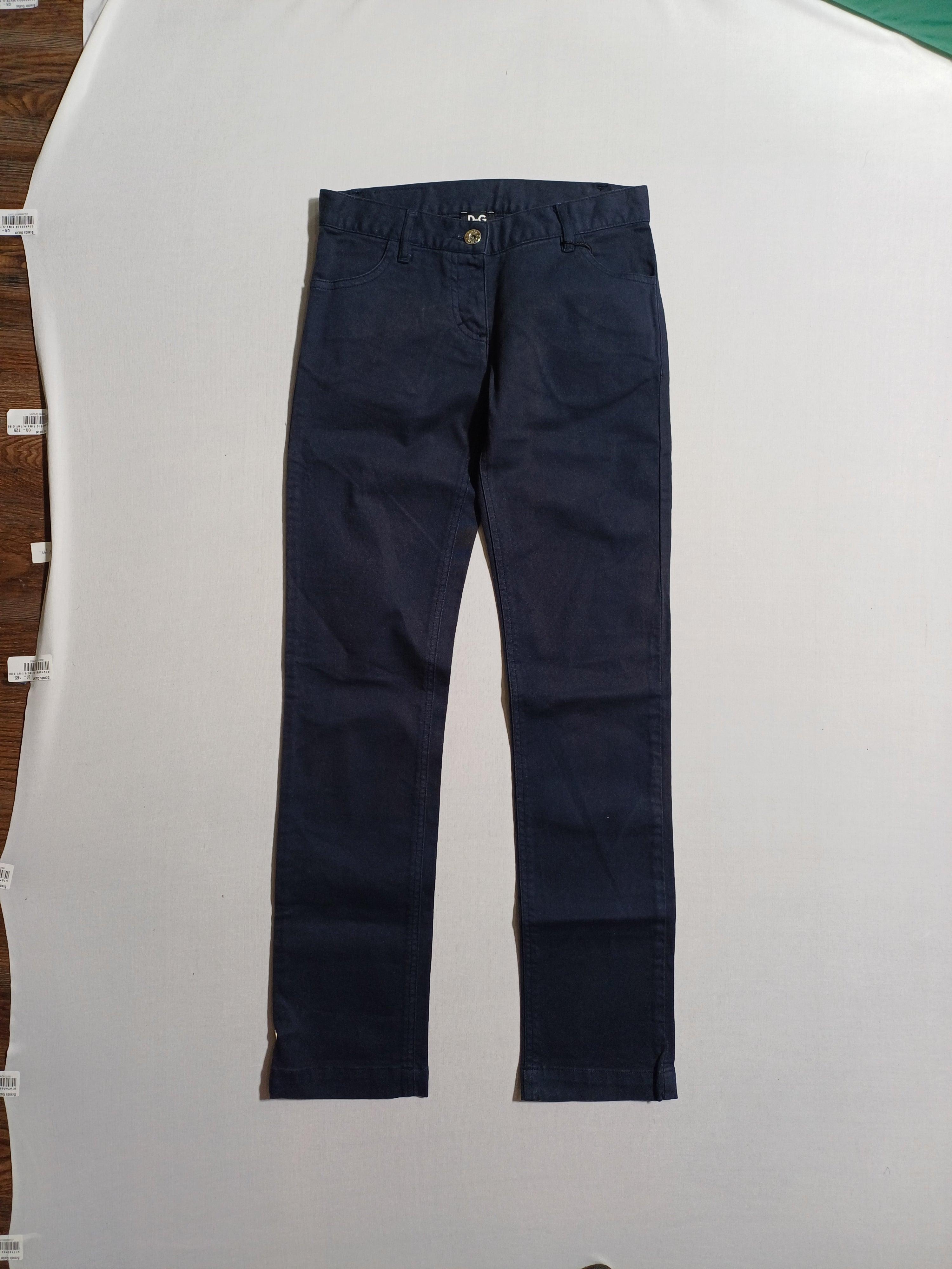 DOLCE&GABBANA NAVY-XS GIRL JEAN L84900