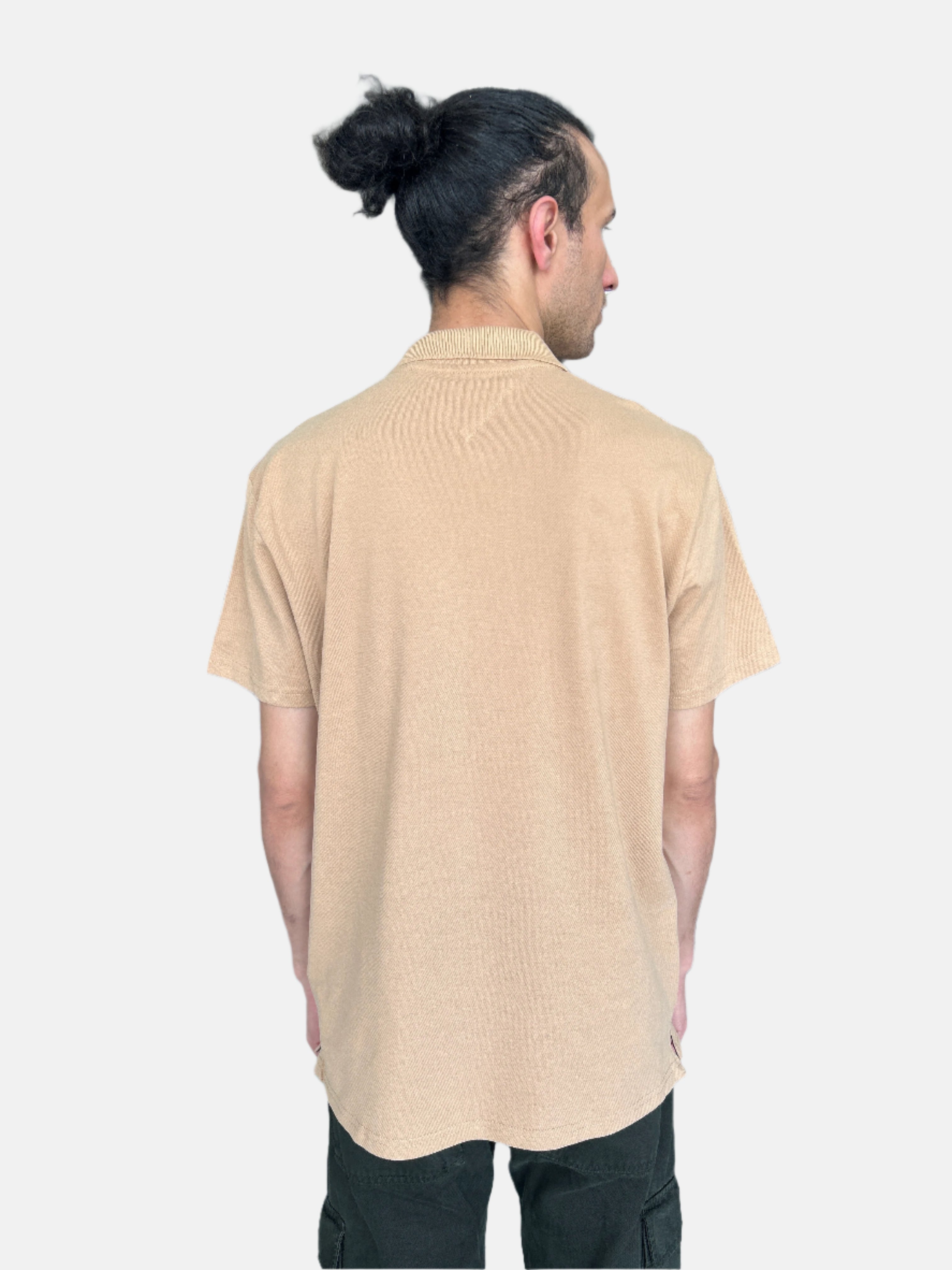 Tommy Hilfiger Men Polo T-Shirt Beige 2526