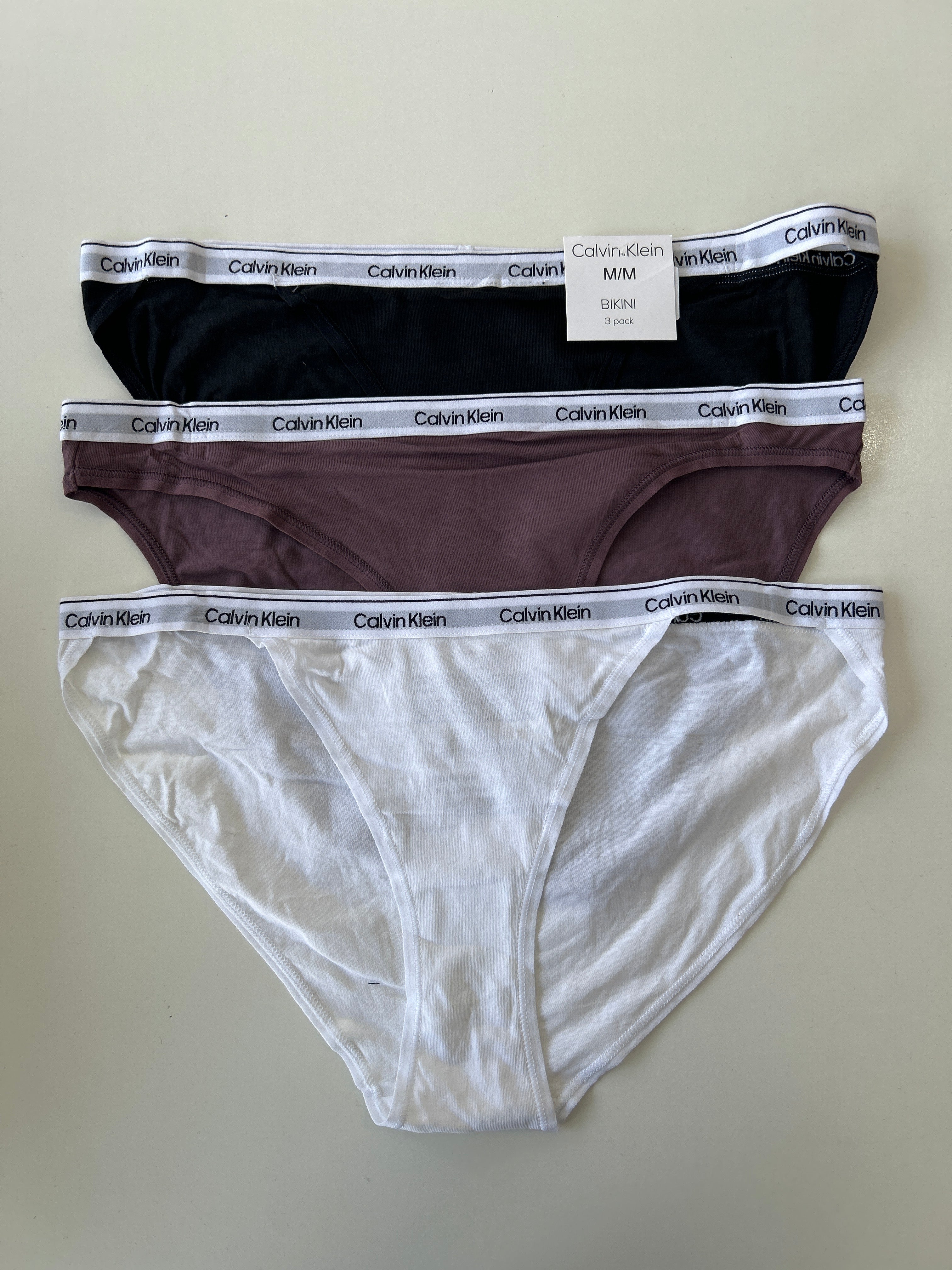 M Calvin Klein مجموعة من 3 قطع بيكيني داخلية