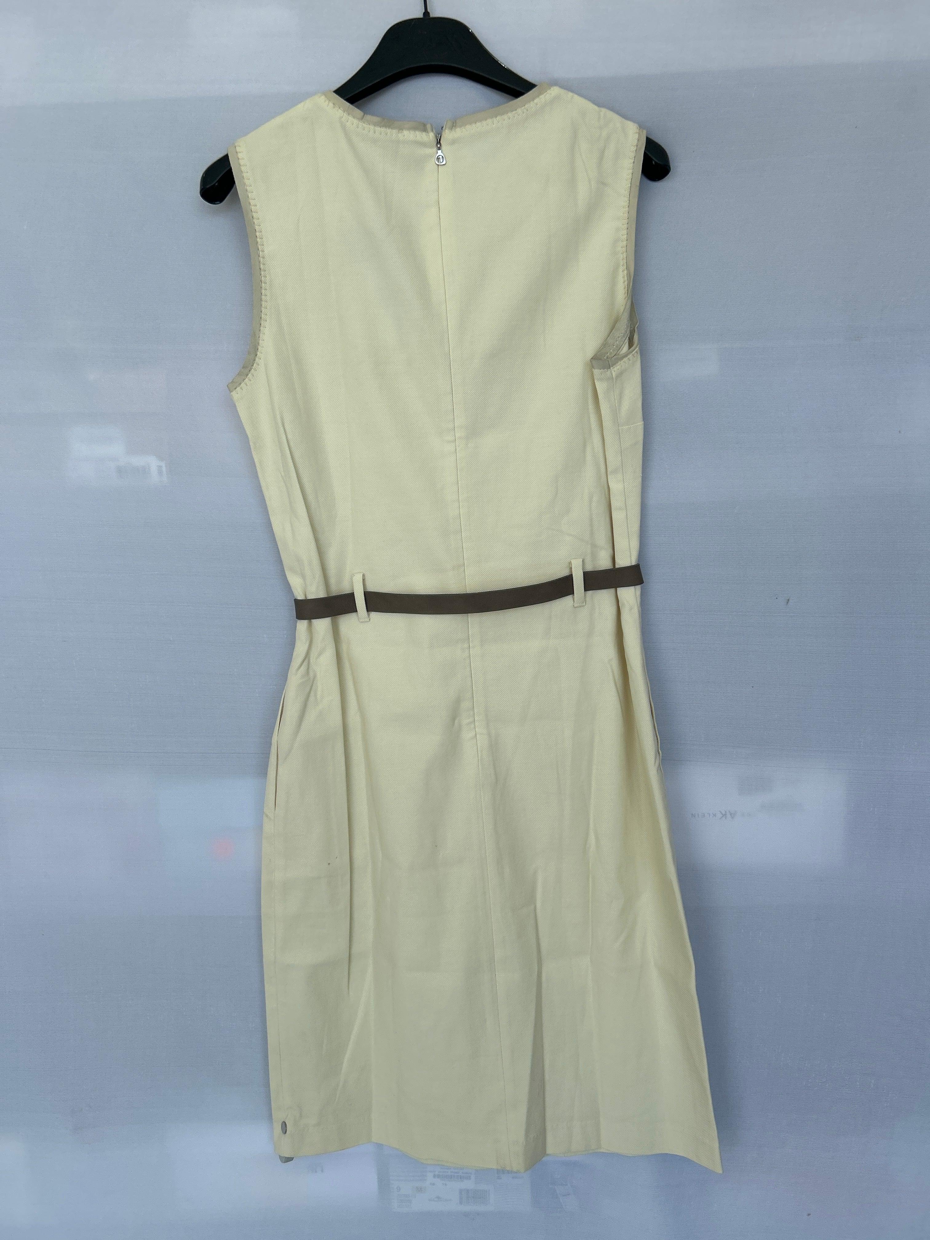 Off White Col-02 661201 Trussardi Women Sleeveless Dress