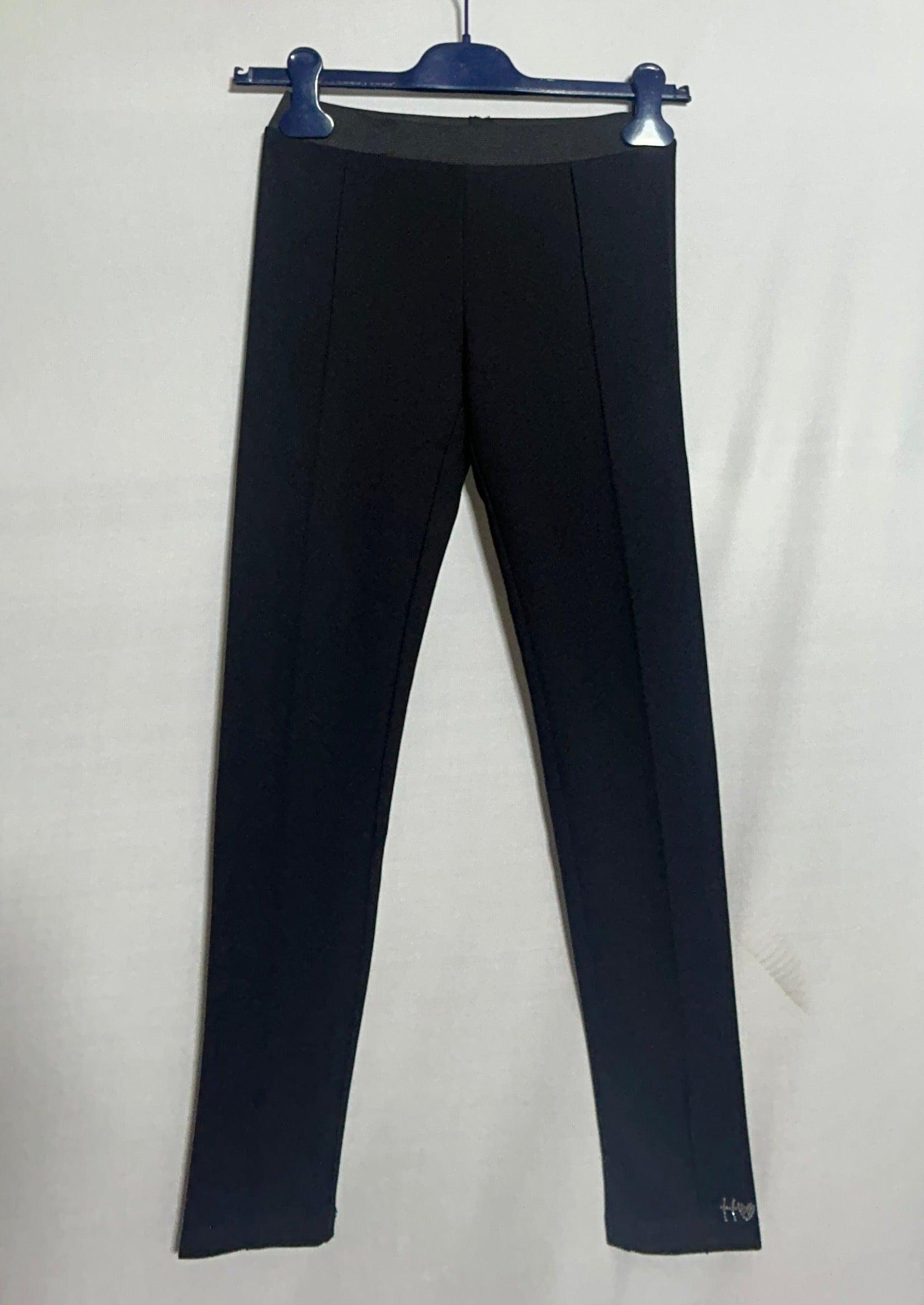 SLVIAN HEACH GIRL LEGGINGS MDJI5014LE BLK-12Y