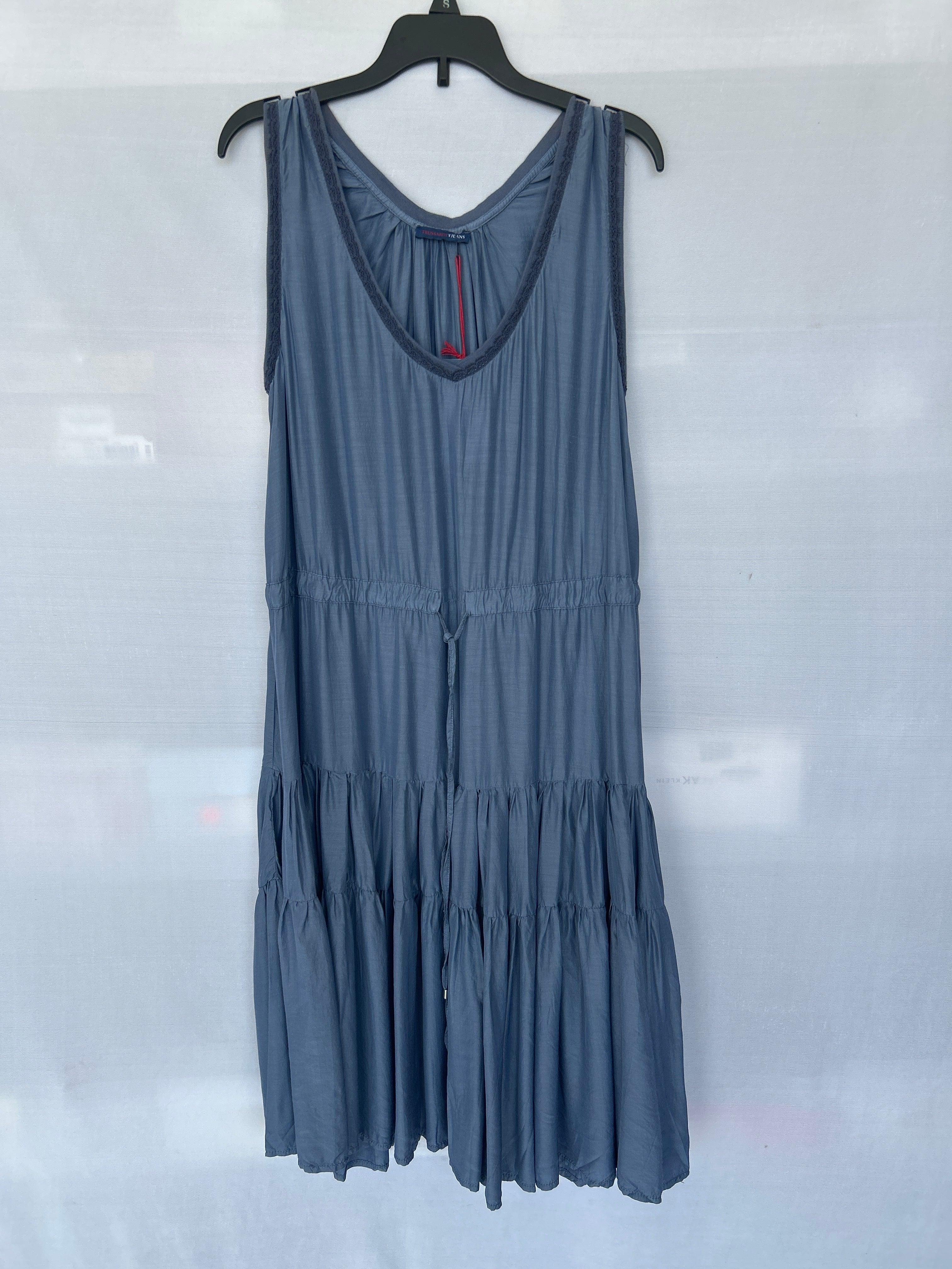 Blue Col-147 561363 Trussardi Women Sleeveless Dress