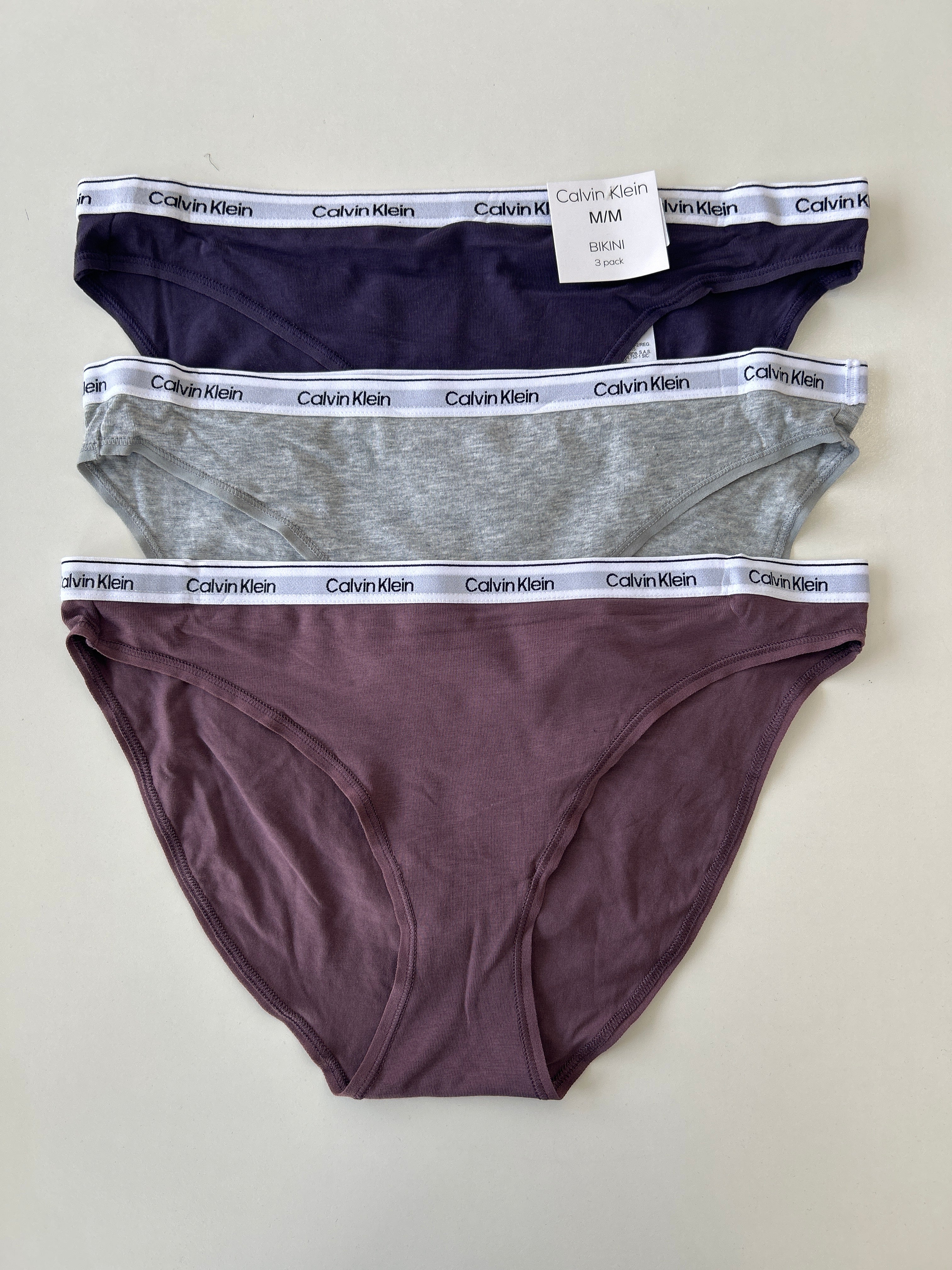 M Calvin Klein مجموعة من 3 قطع بيكيني داخلية