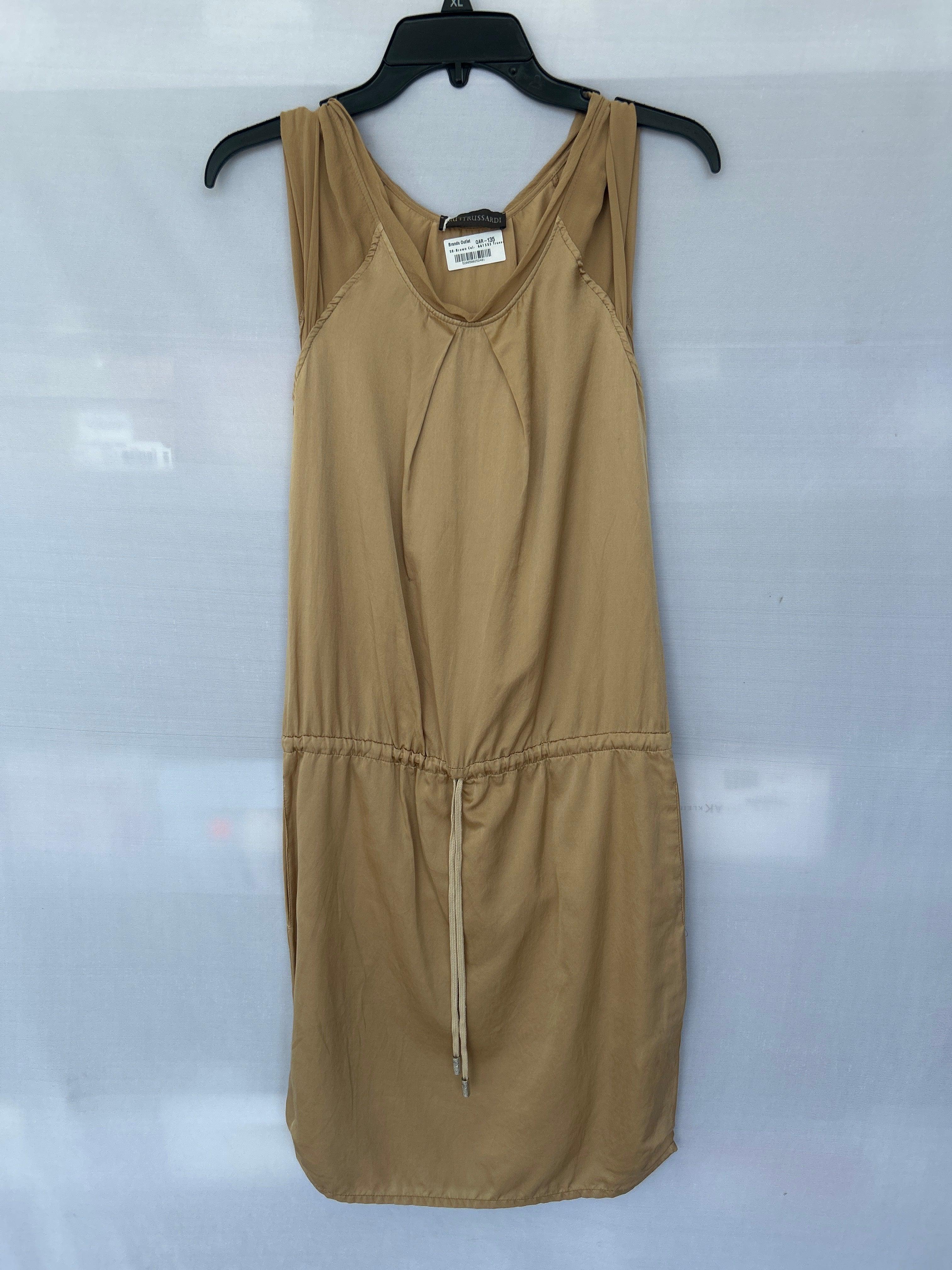 38-Brown Col-  661535 Trussardi Women Sleeveless Dress