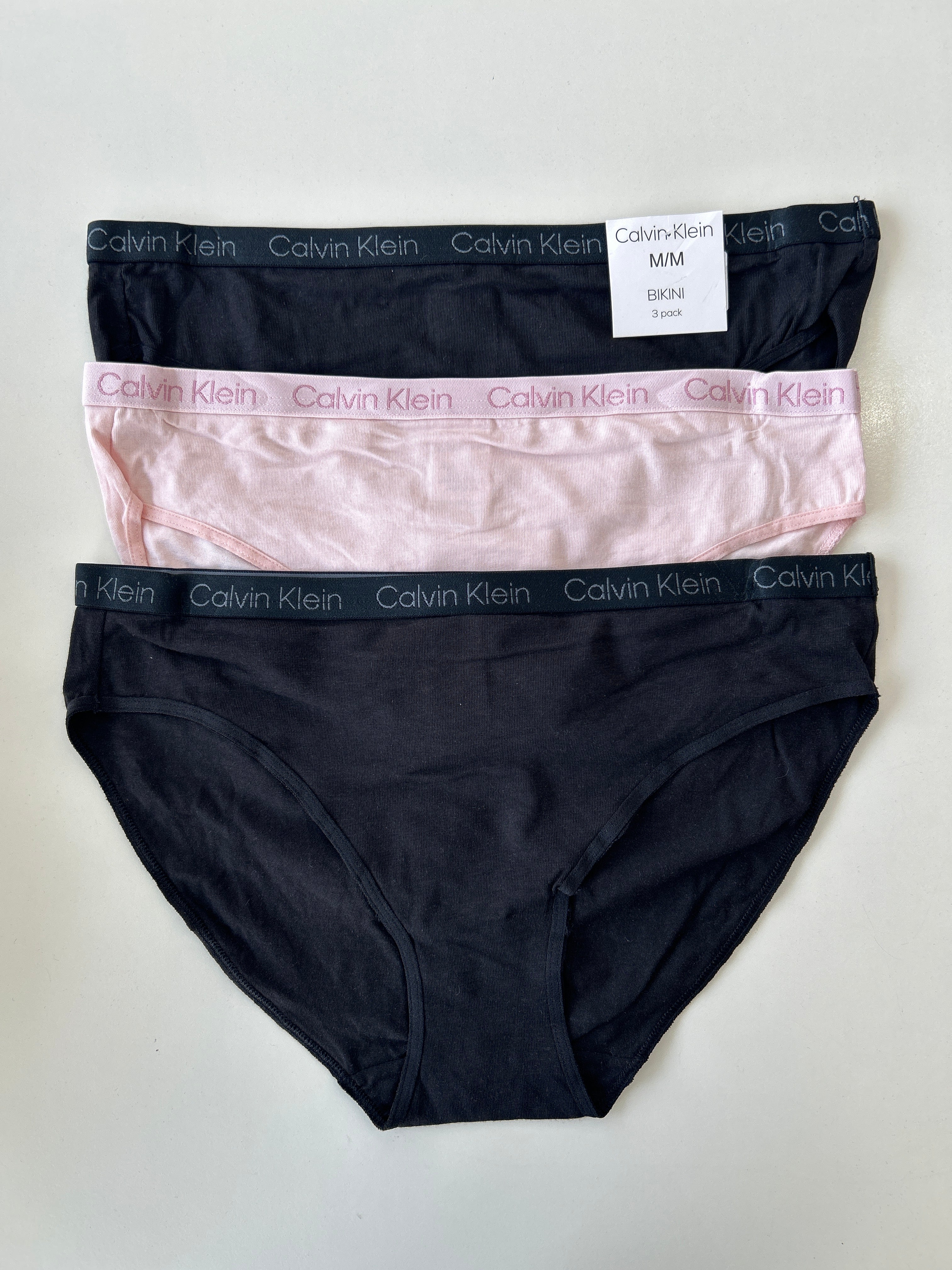 M Calvin Klein مجموعة من 3 قطع بيكيني داخلية