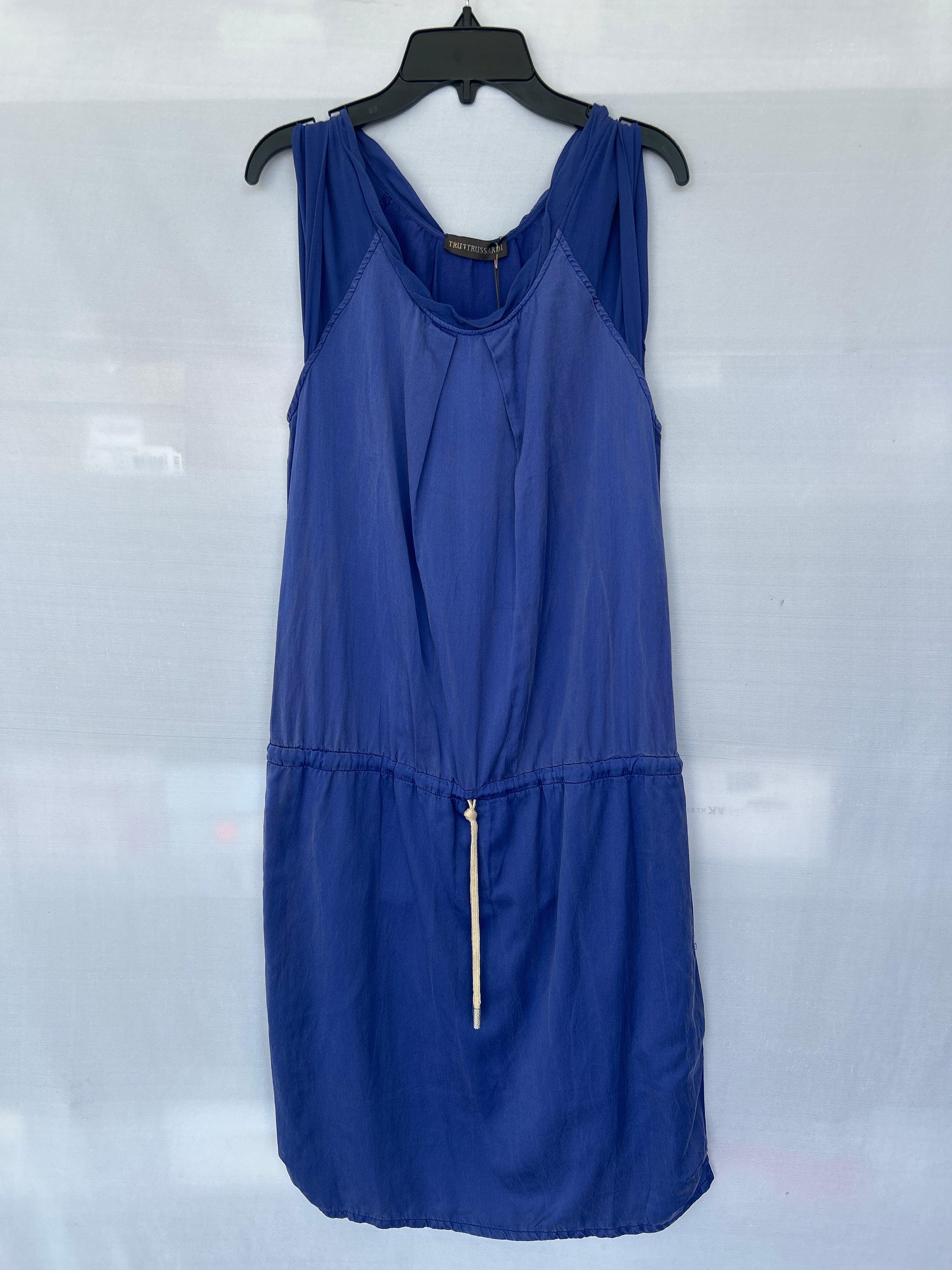Blue Col-46 661535 Trussardi Women Sleeveless Dress