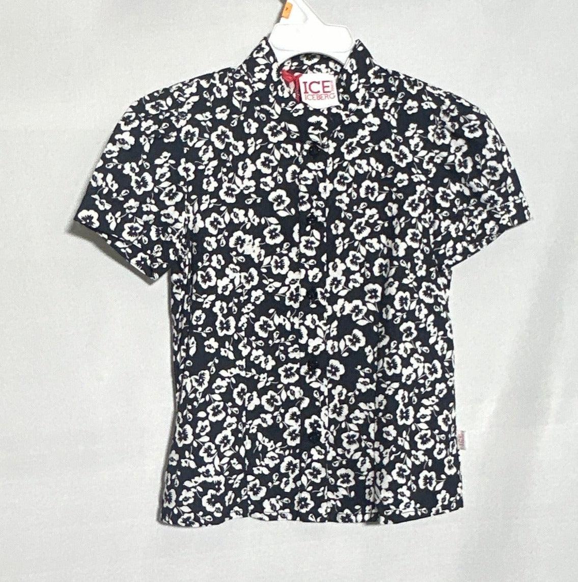 ICEBERG GIRL SHIRT S/S 3066097  BLK-