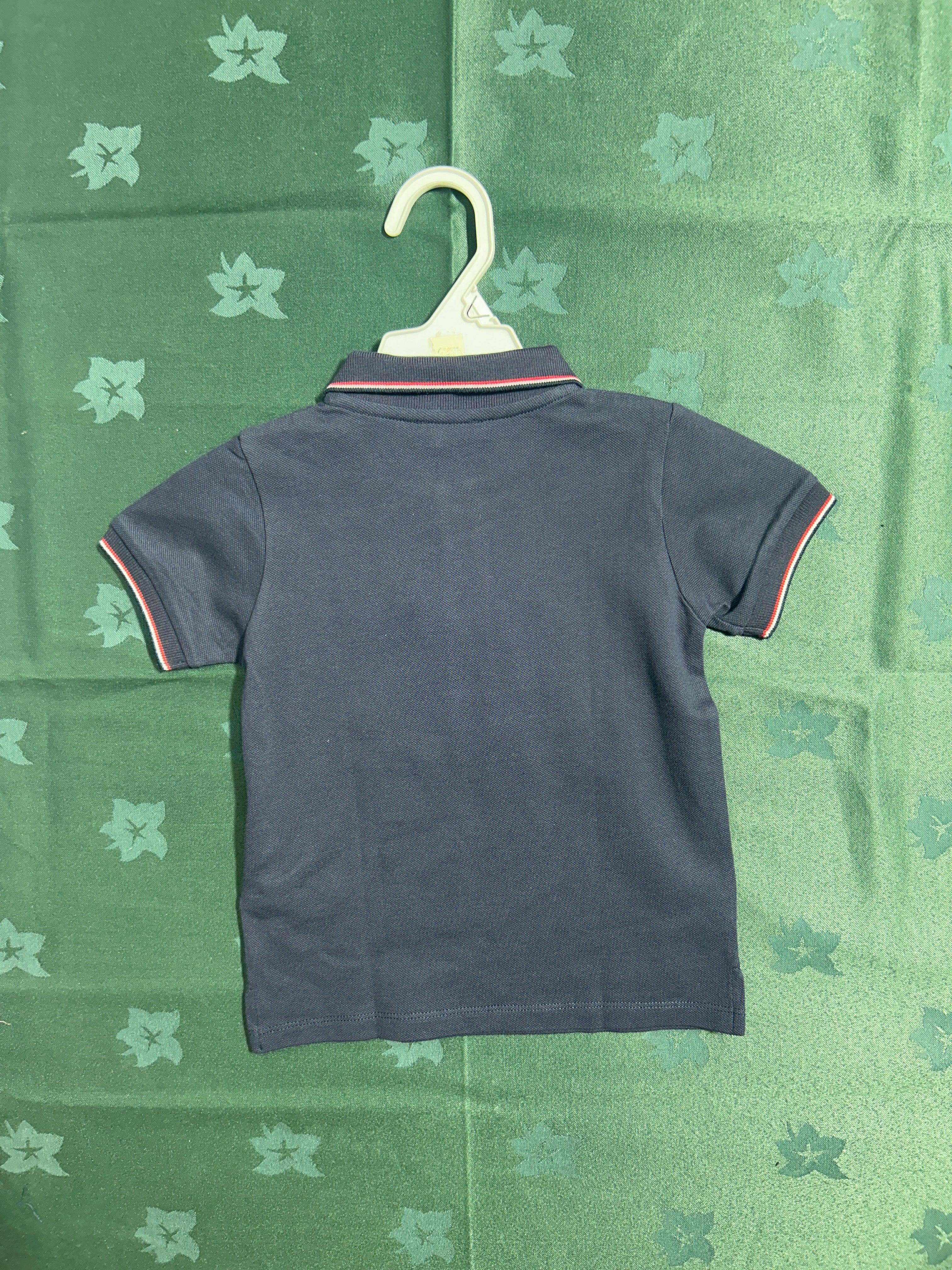 MONCLER  NVY-18/24M BOYS POLO T-SHIRT 15-829