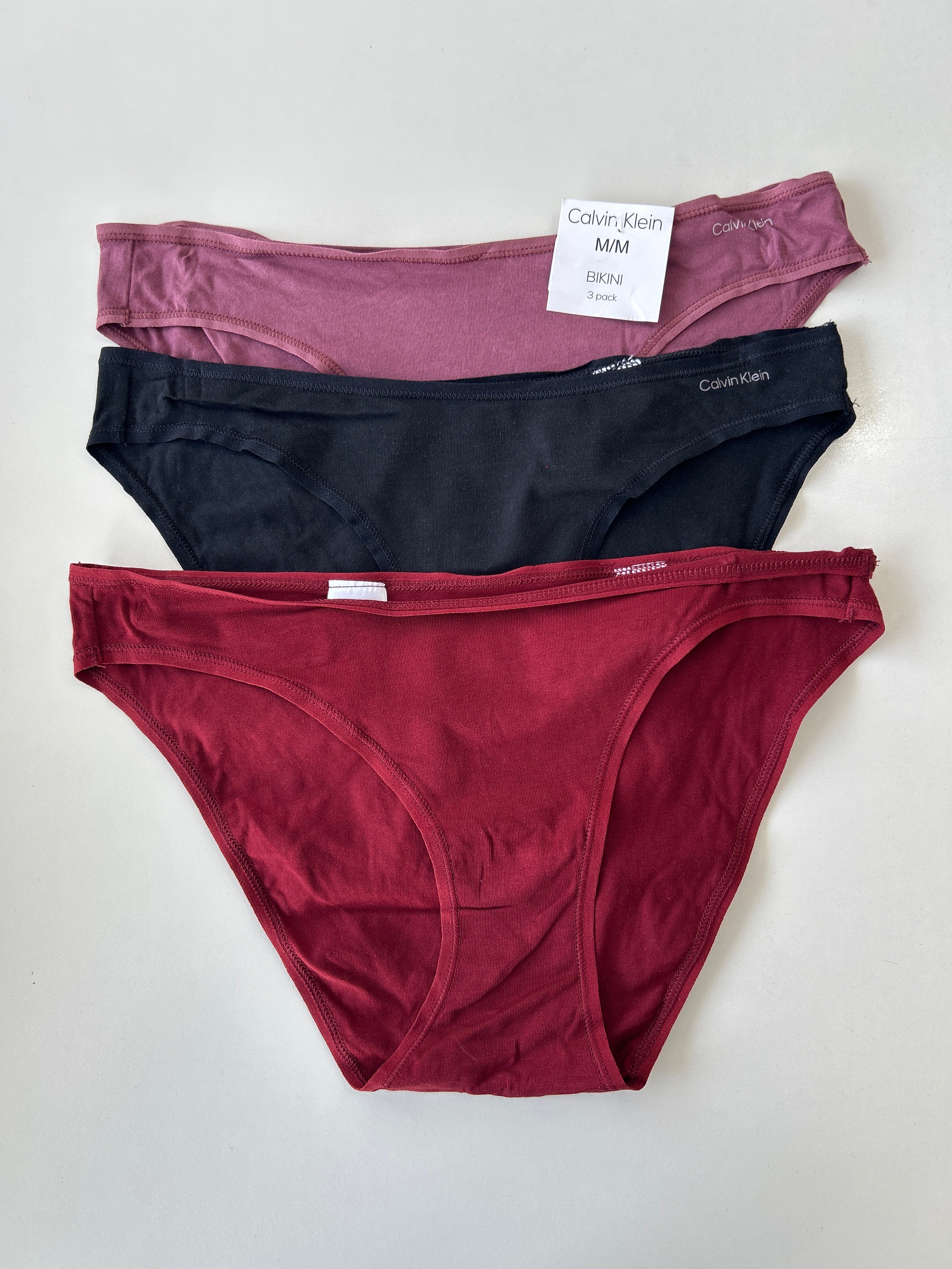 M Calvin Klein مجموعة من 3 قطع بيكيني داخلية