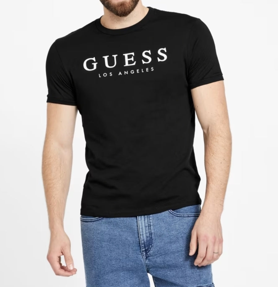 Guess Round Neck T-shirt Black XBRI14