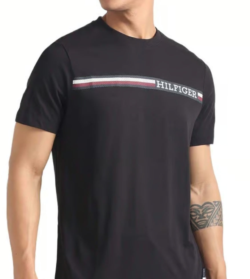 Tommy Hilfiger T-Shirt Round Neck Black 263486