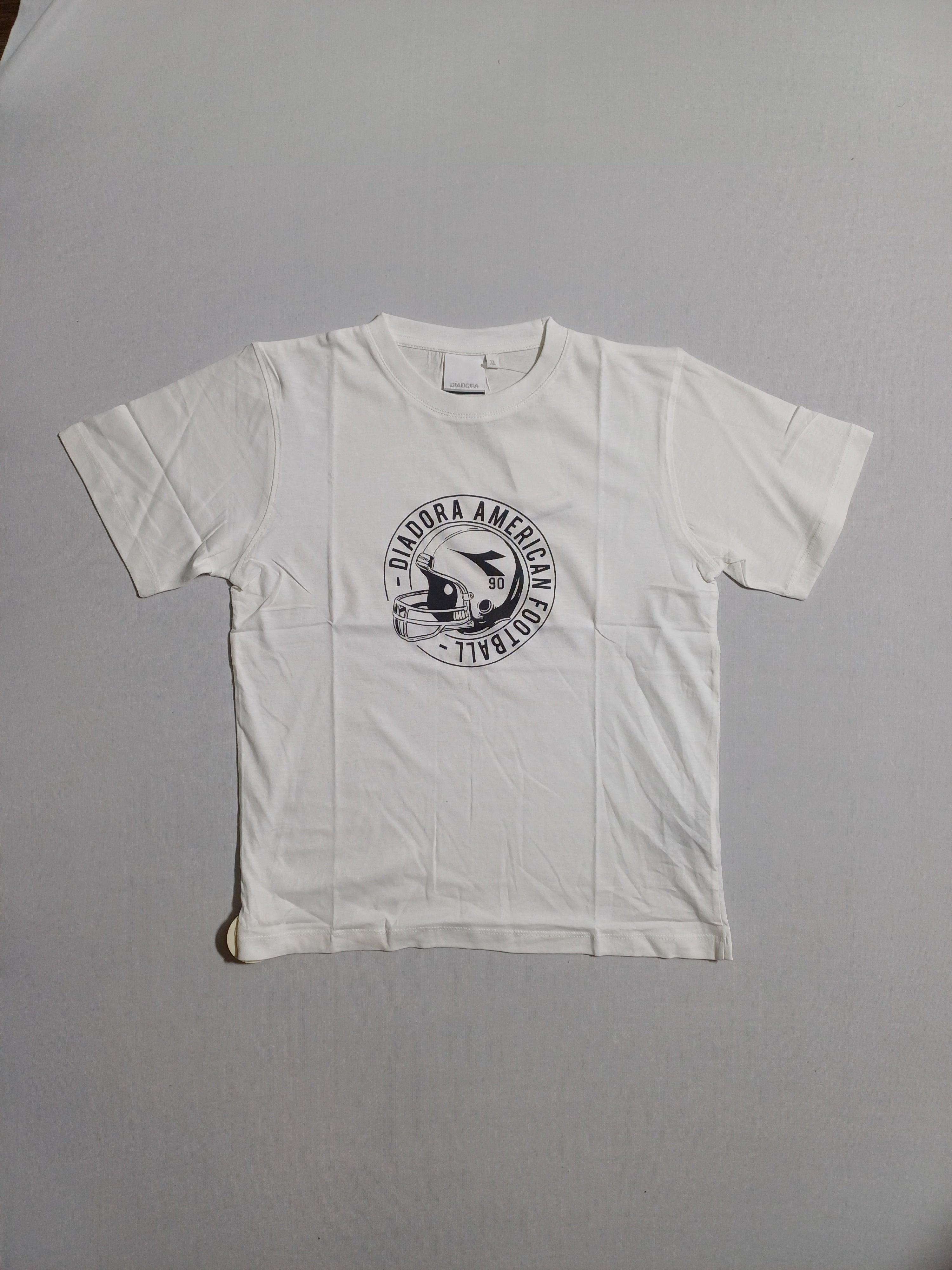 DIADORA WHITE ROUND BOYS RN T-SHIRT