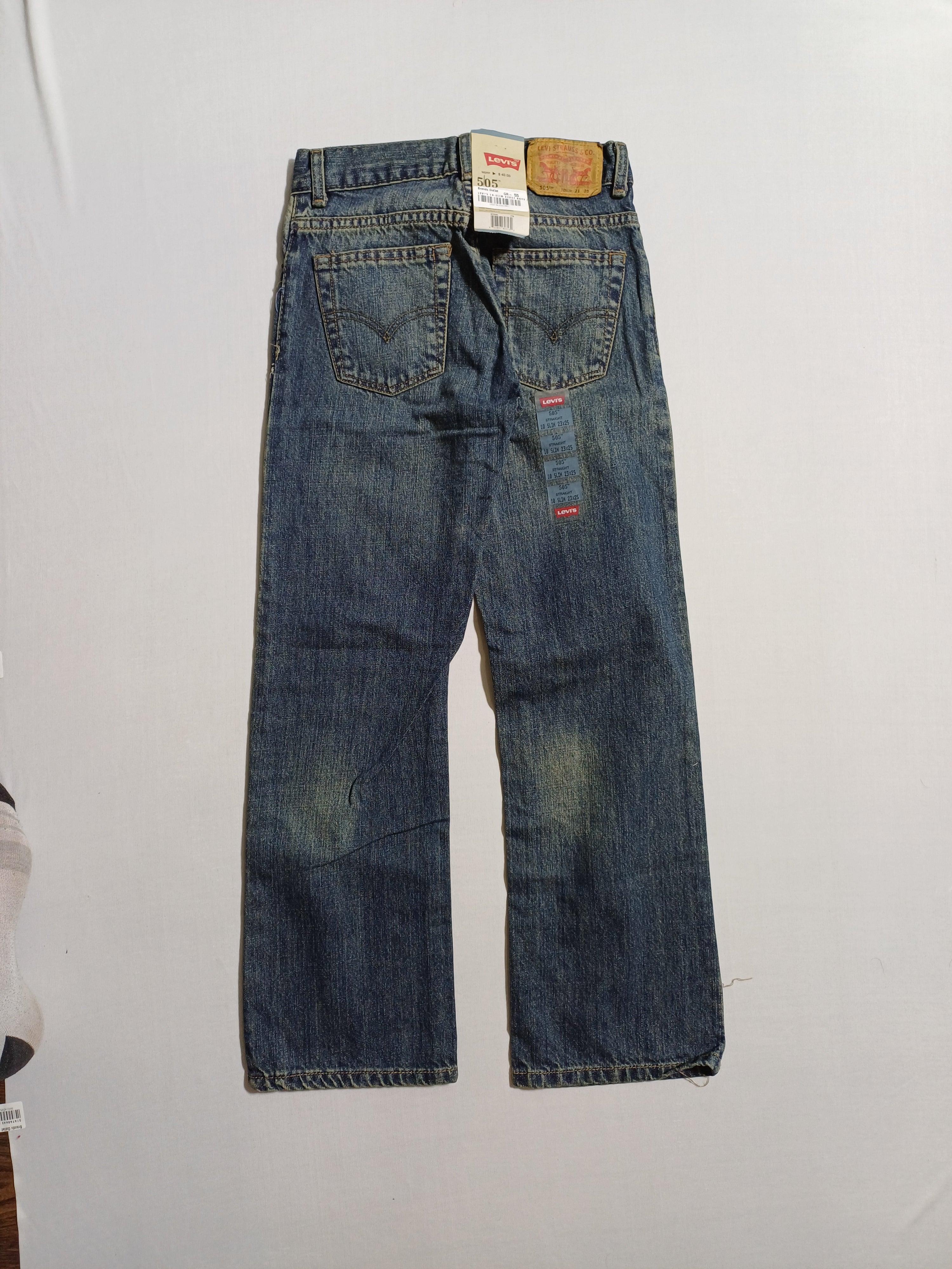 LEVI'S 10-SLIM 25X27 BOYS JEANS BLUE