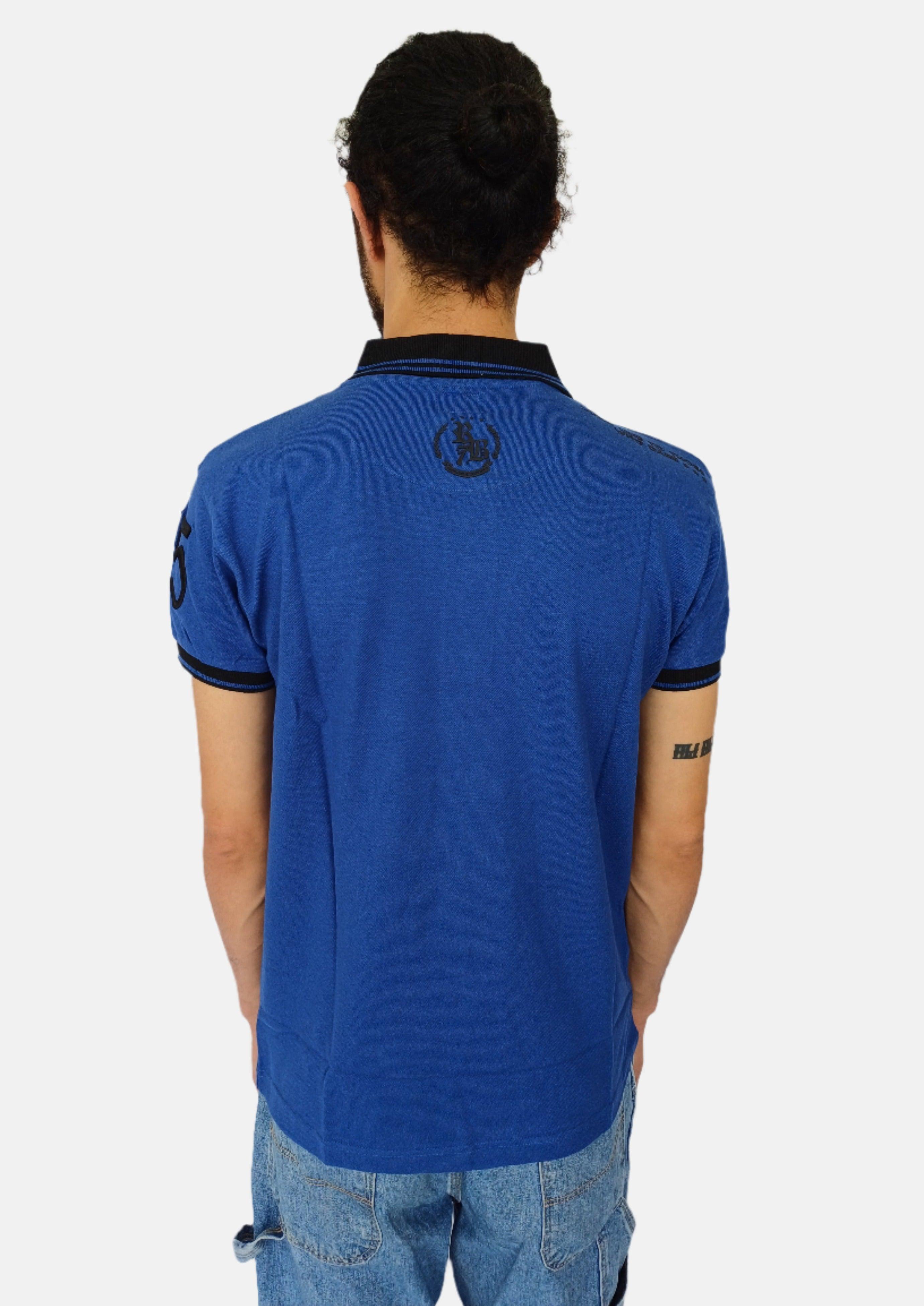 RB7 Blue Procuta Men Polo T-shirts