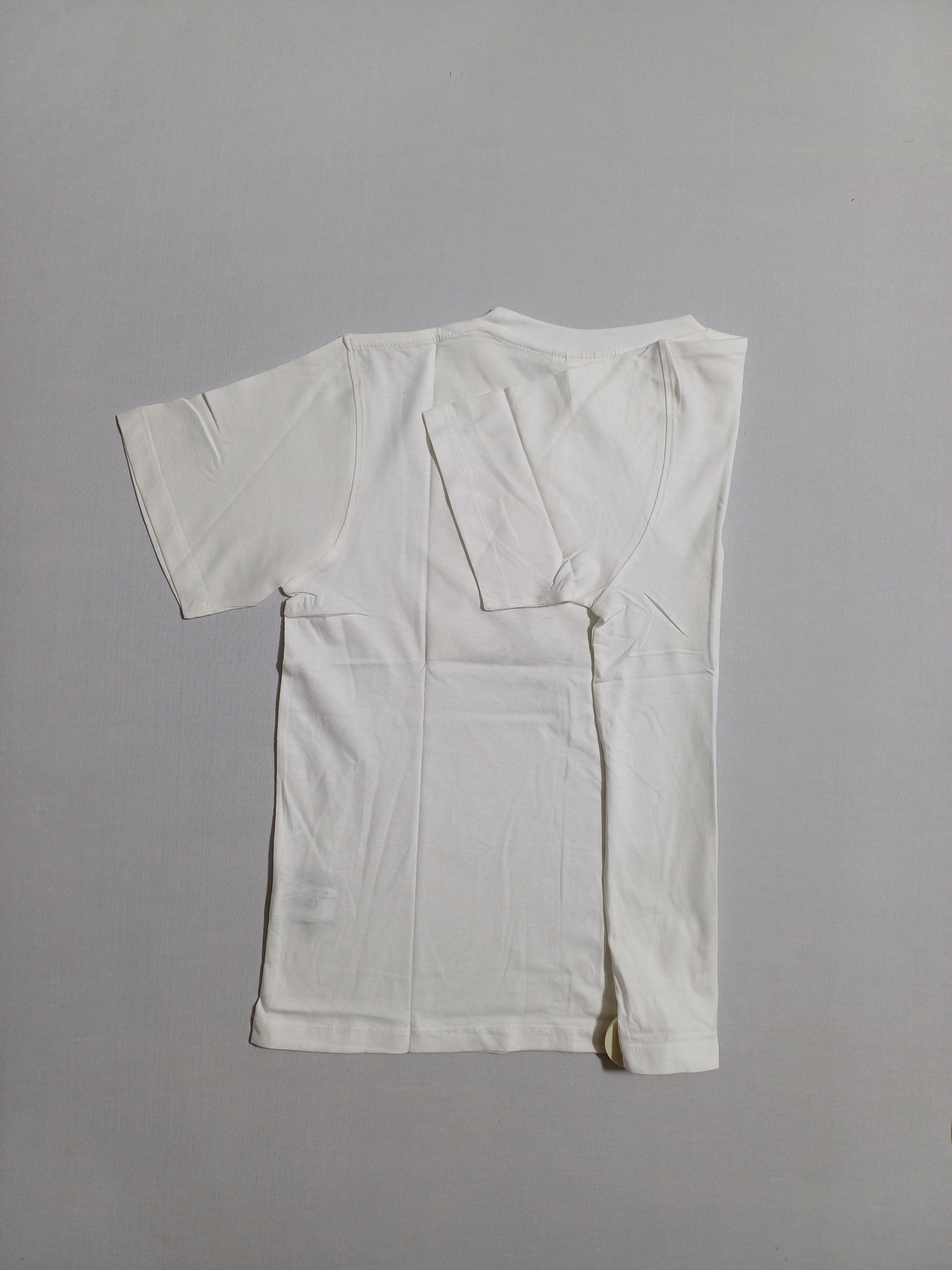 DIADORA WHITE ROUND BOYS RN T-SHIRT