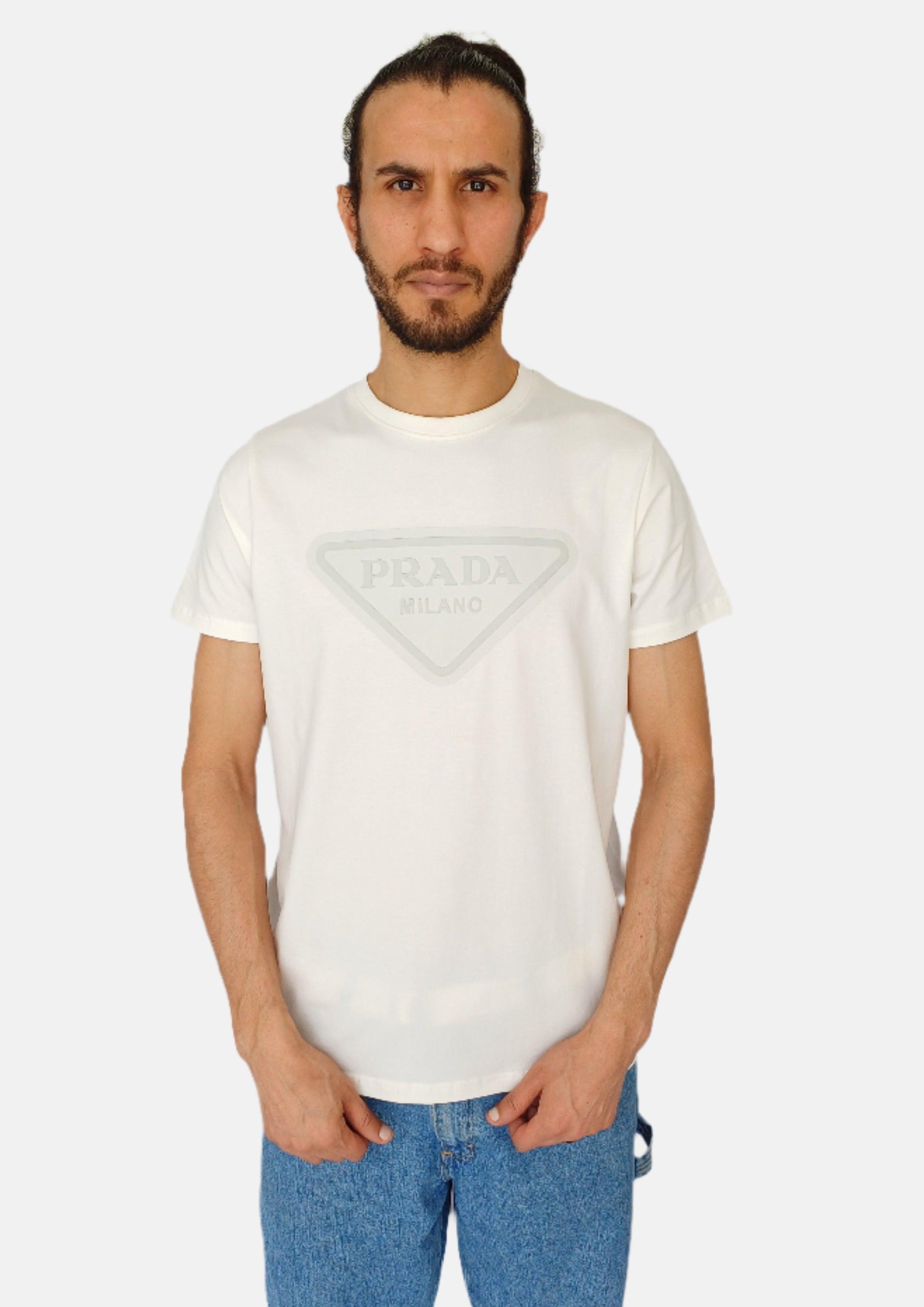 PRADA MILANO White Men T-shirt – Brands Outlet