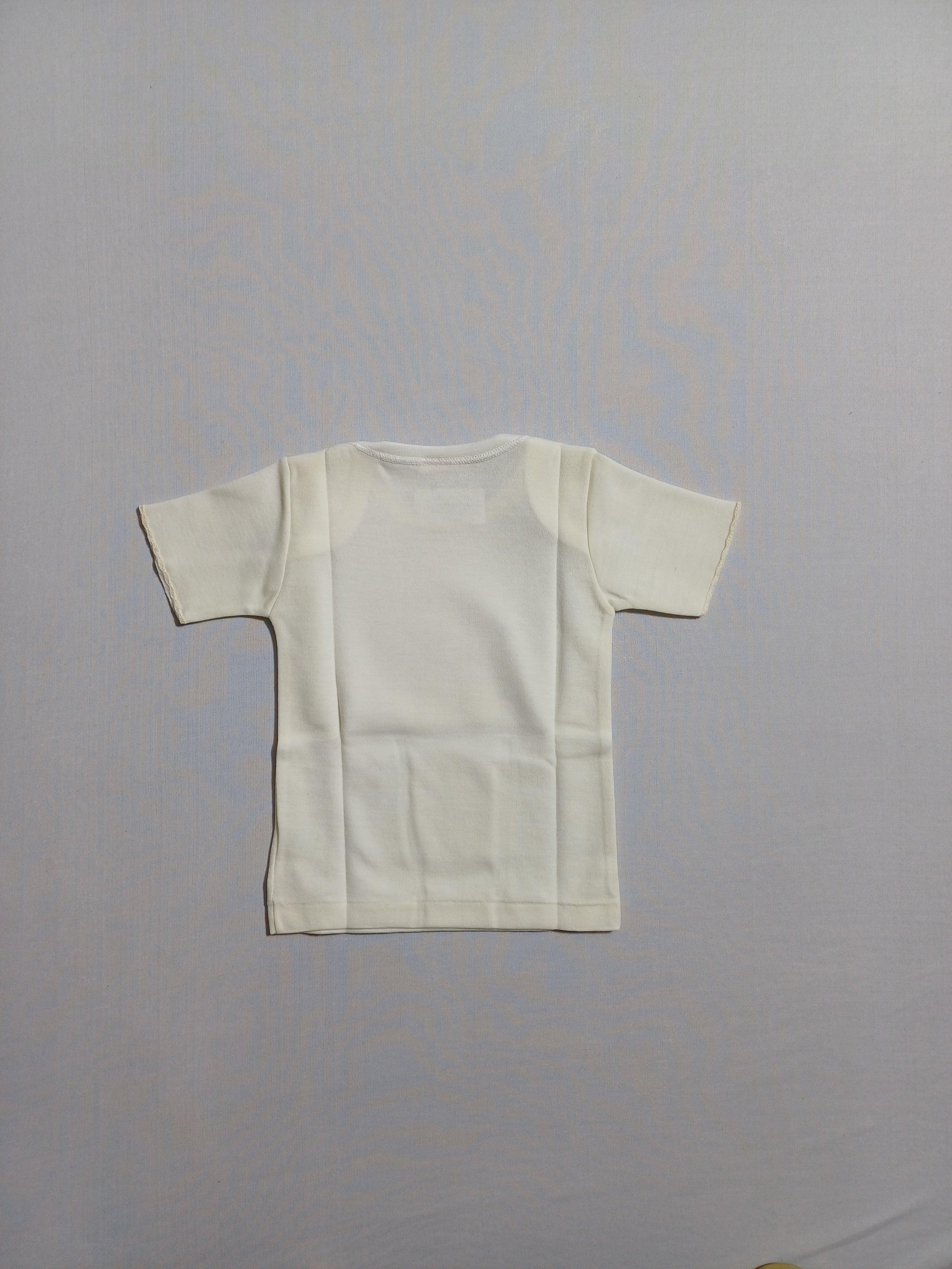 BRUMMEL WHITE BABY GIRL T-SHIRT SS