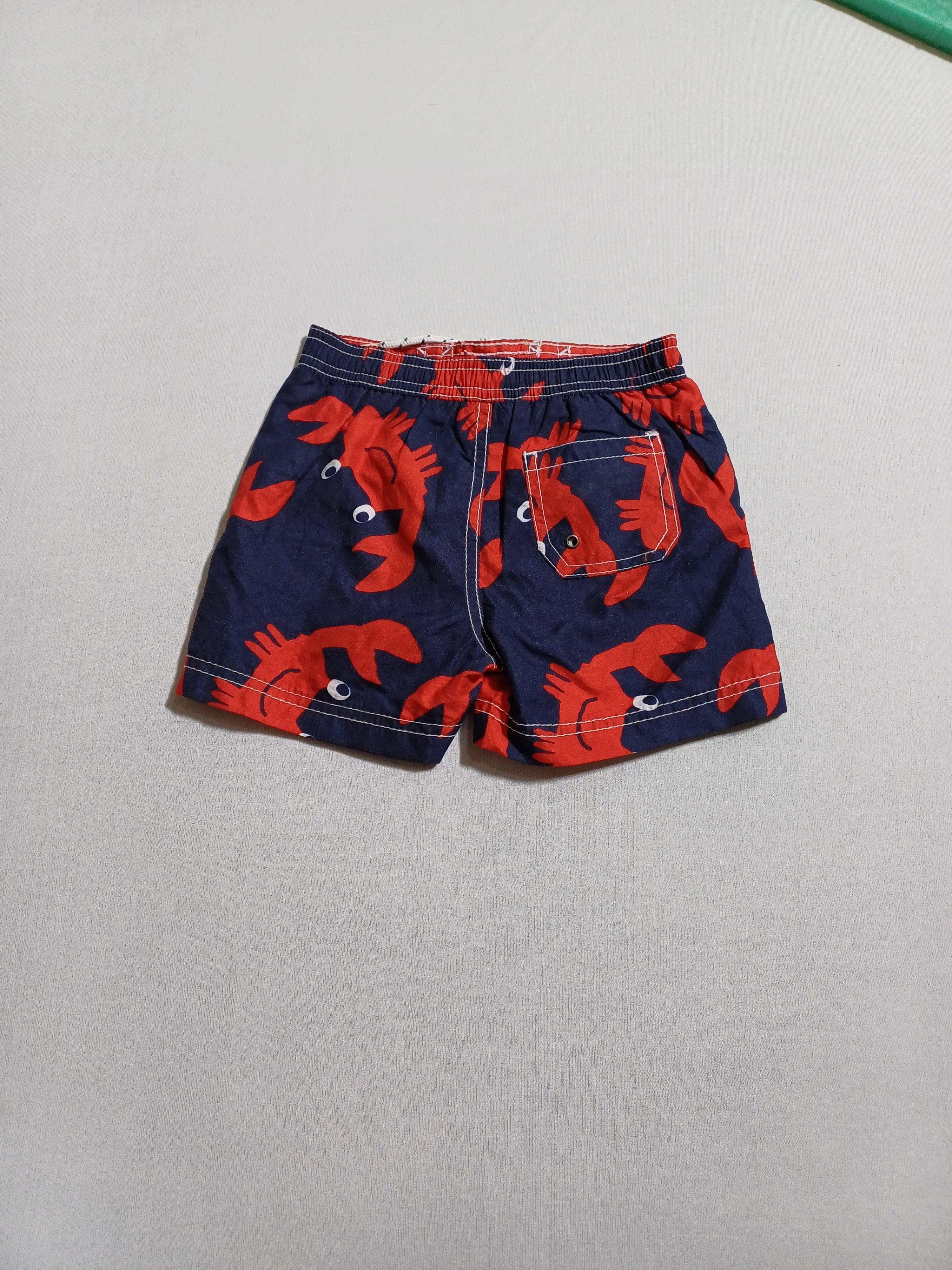 CARTER'S NAVYRED-24M BOYS SWIM SHORTS 15101