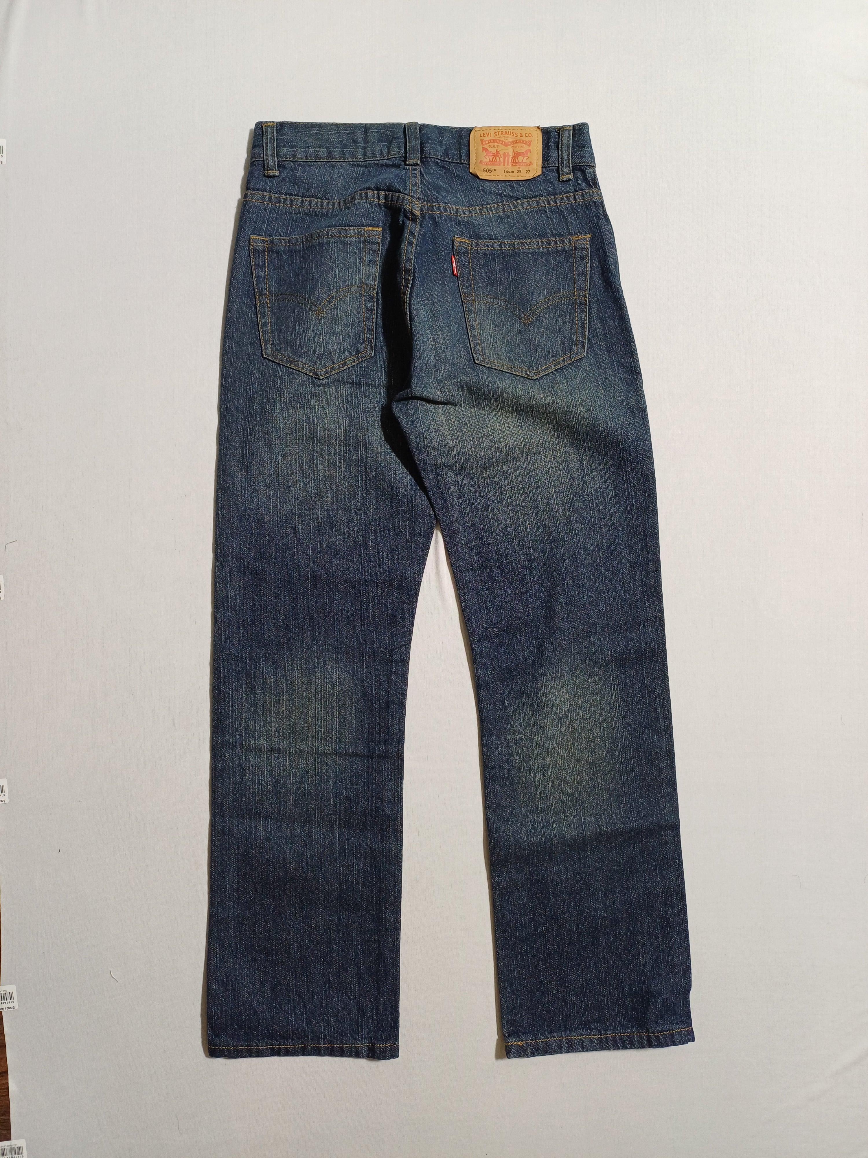 LEVI'S 14-SLIM 25X27 BOYS JEANS BLUE