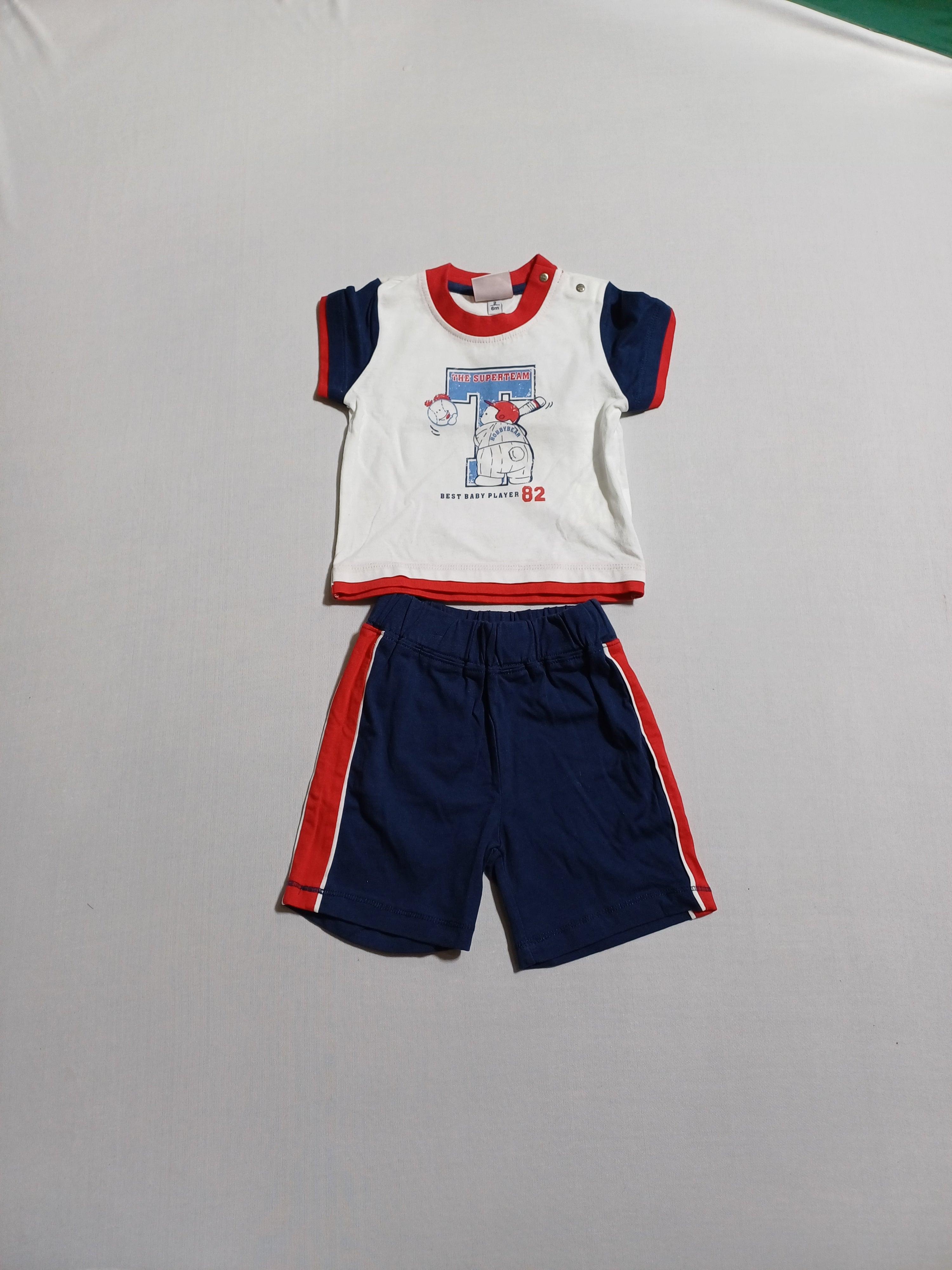 MONTEFIORE 6M 2PCS SET RN T-SHIRT+SHORTS